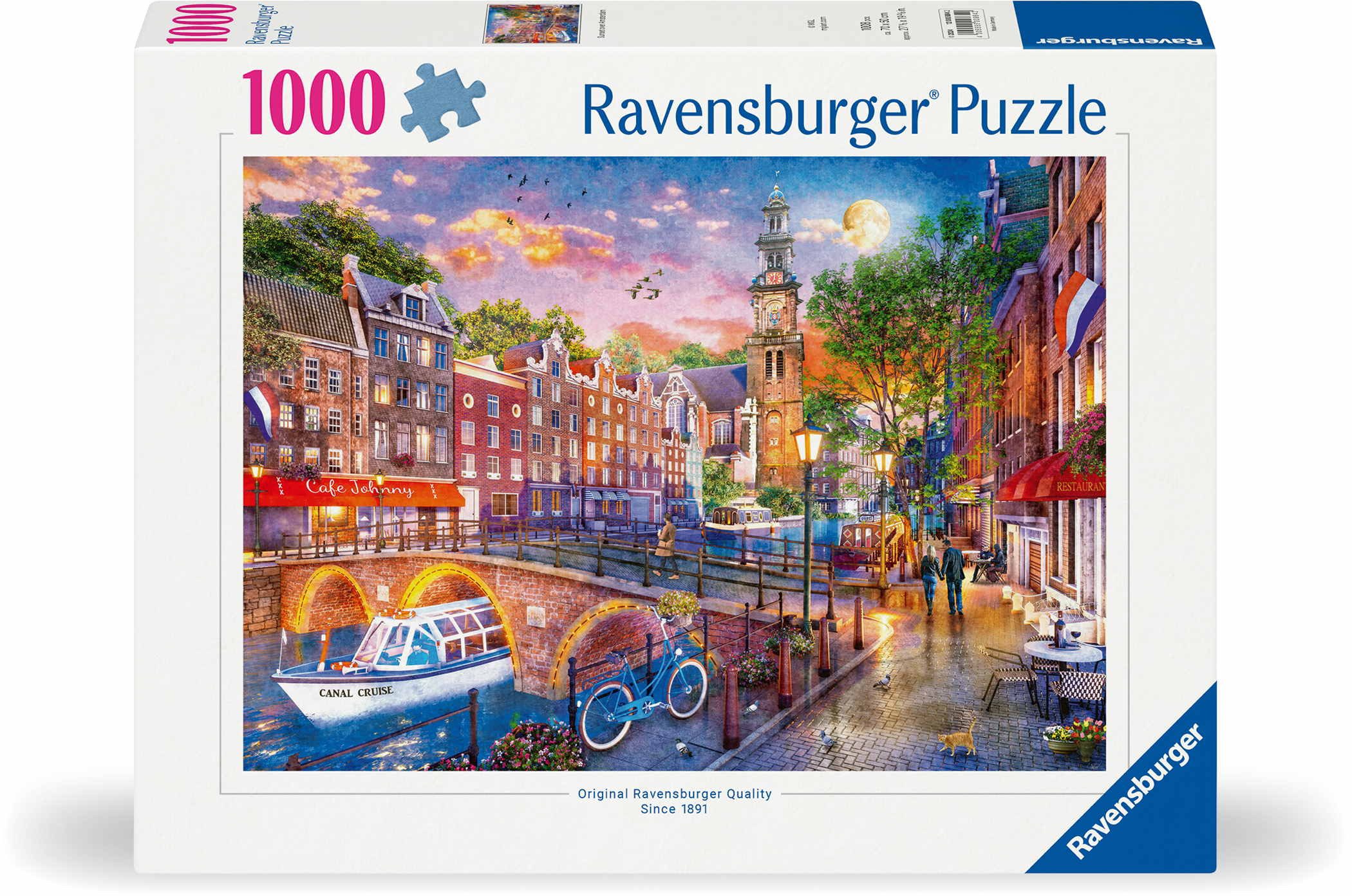 Ravensburger Puzzle 1000 Teile Puzzle Sonnenuntergang Amsterdam 12000884, 1 günstig online kaufen
