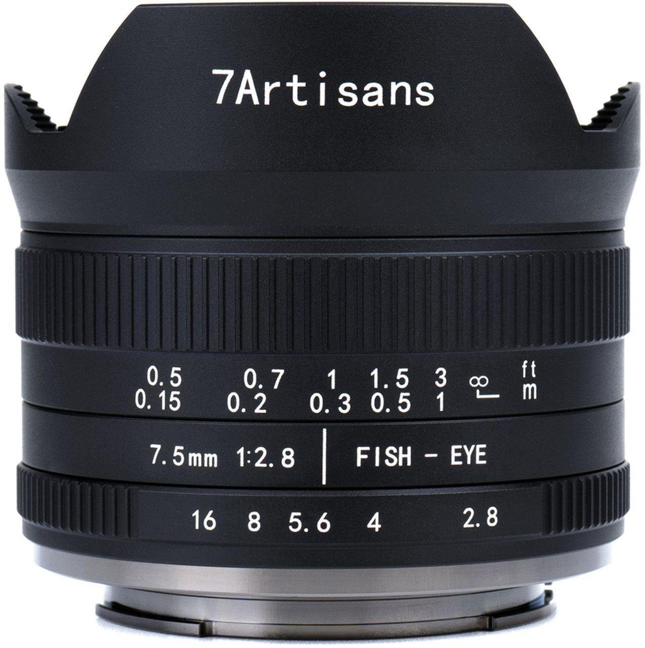 7Artisans 7,5mm f2,8 II Fisheye Sony E-Mount Zoomobjektiv