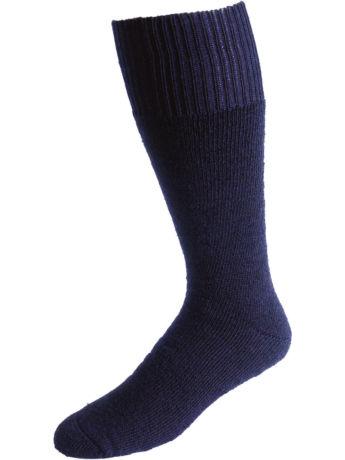 Nordpol Arbeitssocken 3 Paar Vollplüsch-Strumpf lang 7050 blau 70% Wolle / 30% Polyester