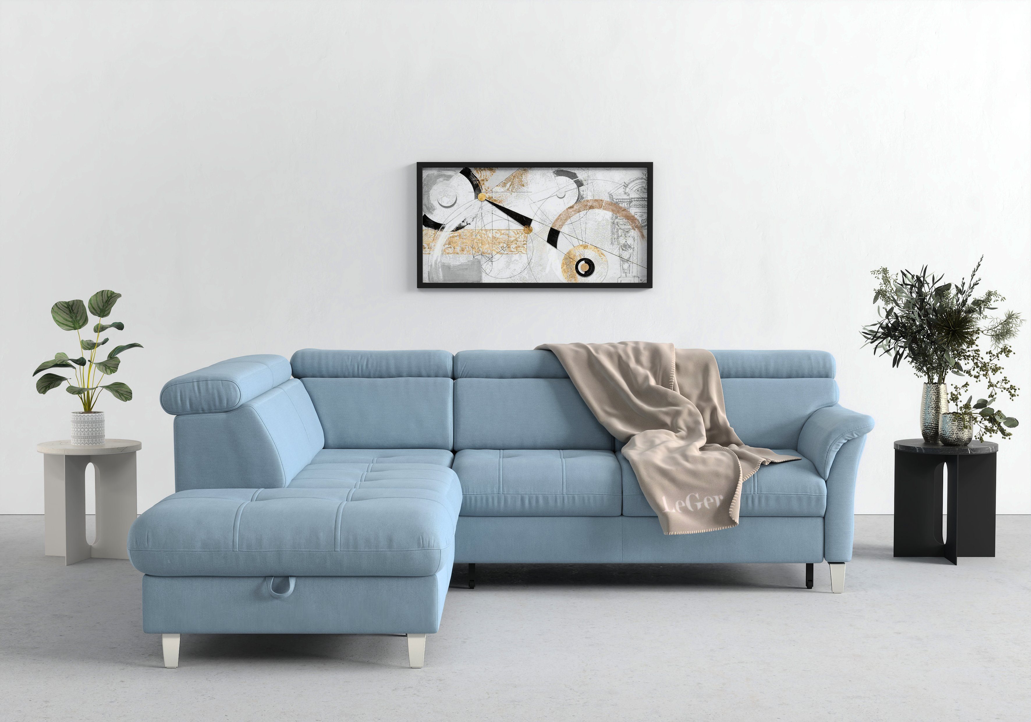 sit&more Ecksofa Marano L-Form, inklusive Kopfteilverstellung, günstig online kaufen