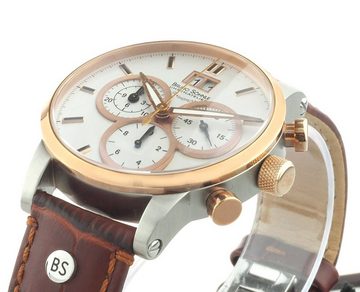 BRUNO SÖHNLE Chronograph 17-53084-241 Herren Uhr IDAS Saphirglas Neu