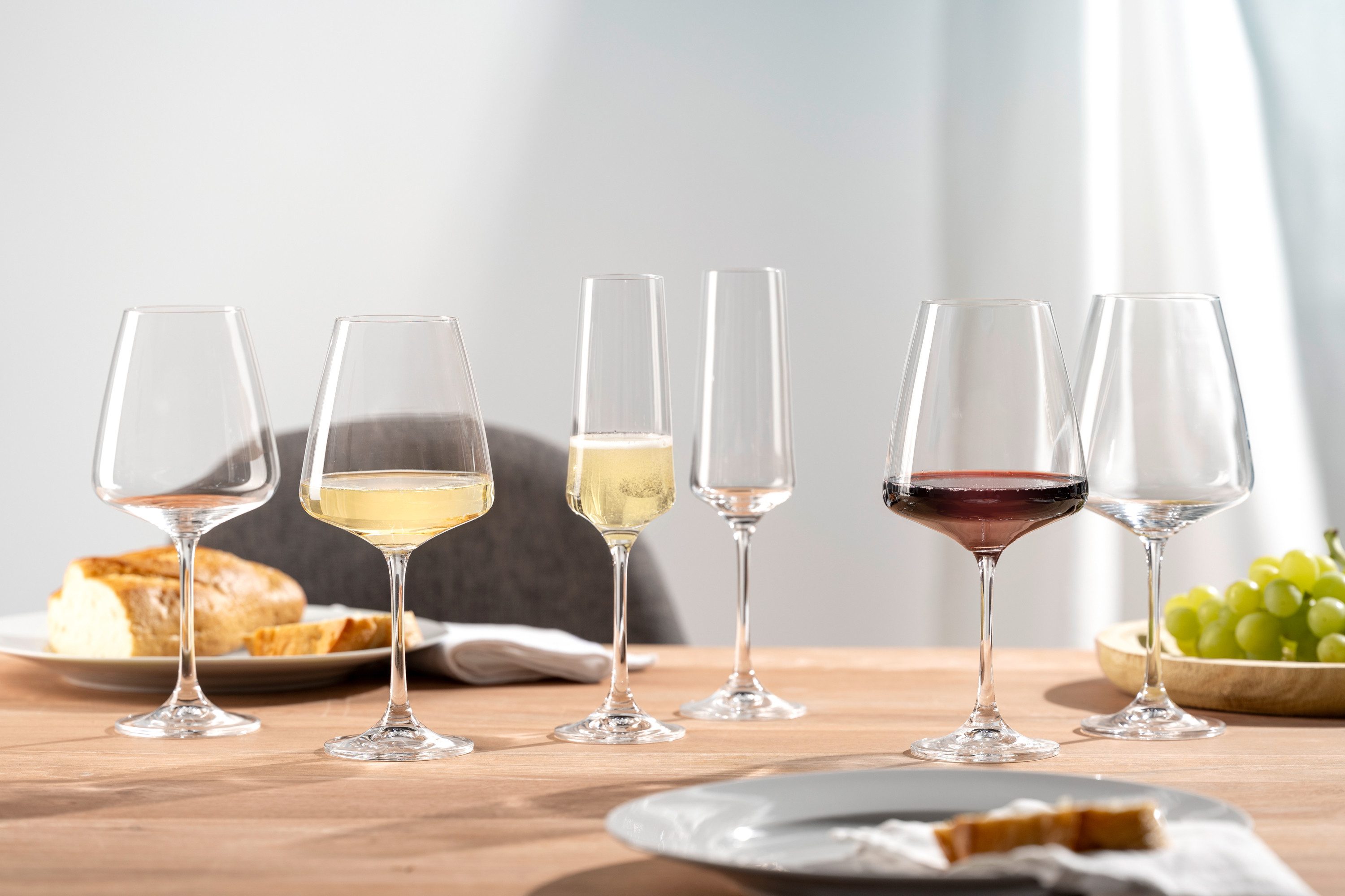 LEONARDO Gläser-Set Kelchglasset PALADINO, 12-teilig, 12-tlg., Kristallglas, spülmaschinengeeignet