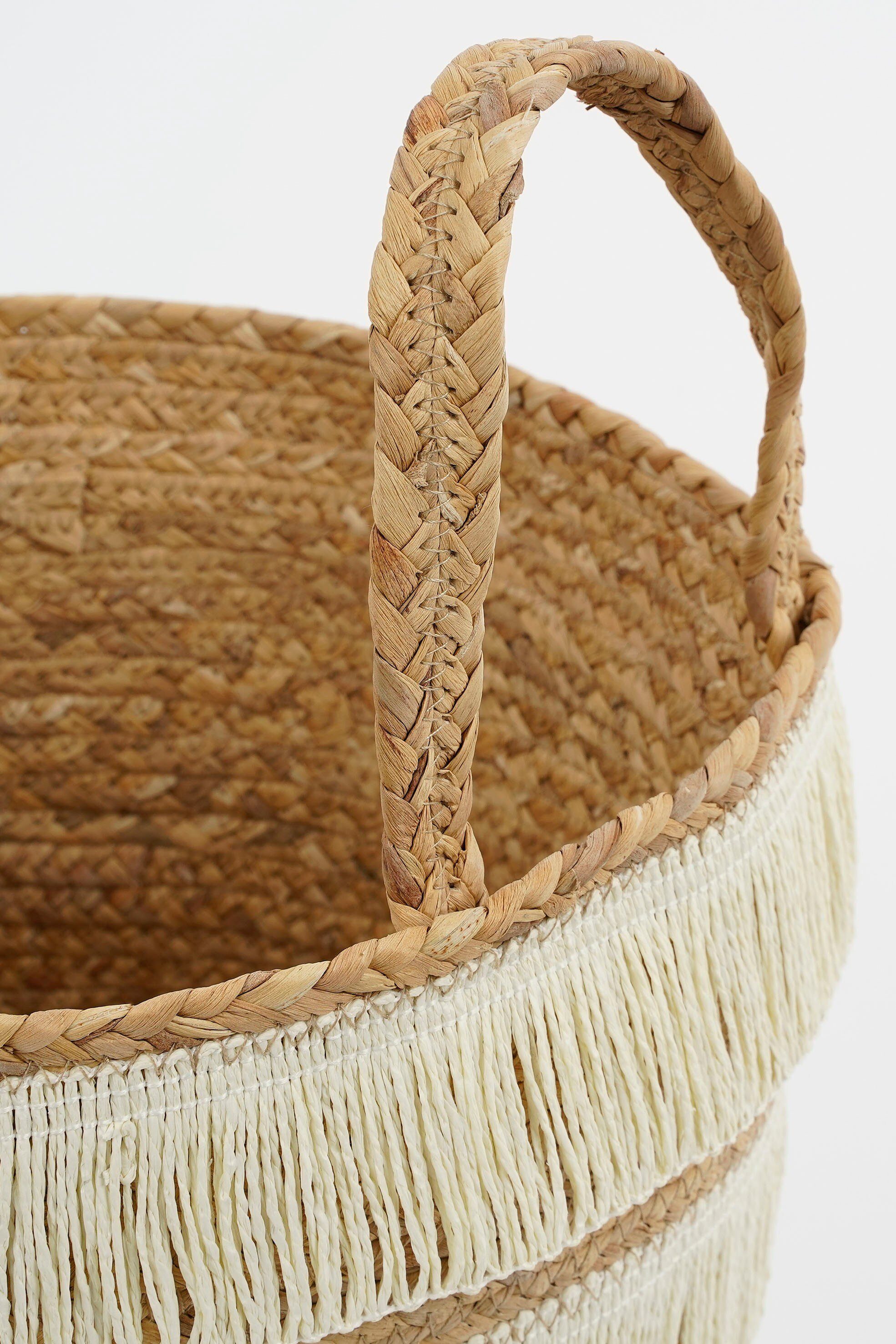 Mica Decorations Aufbewahrungskorb Mica Decorations Korb rund braun Satz von 2 - h30xd32cm