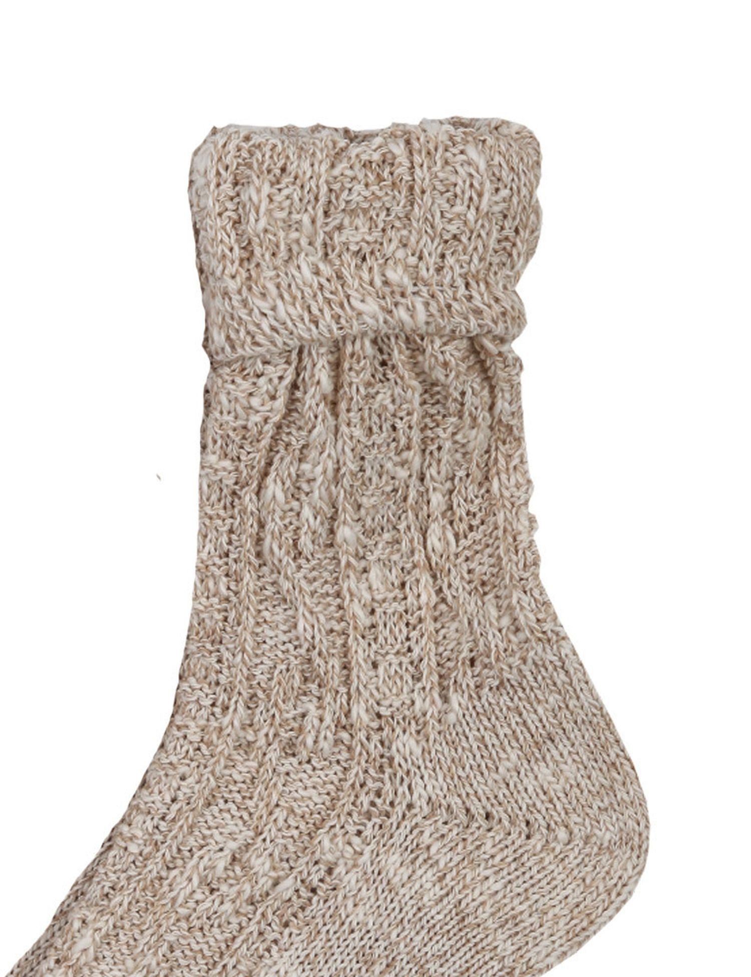 Isar-Trachten Socken Kurze Kinder Strümpfe zur Lederhose - 35648, Beig – Bild 5 von 5
