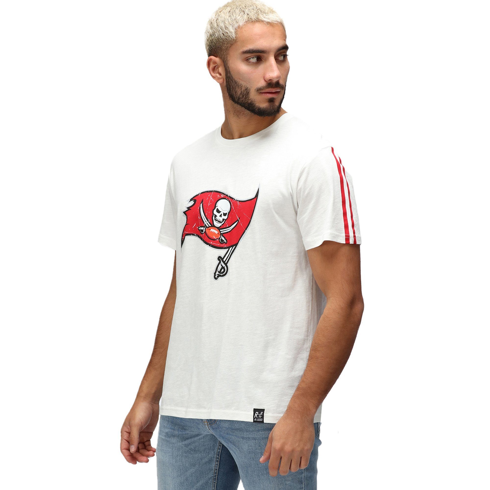 Buccaneers Print-Shirt Bay Recovered Tampa NFL ecru Re:Covered