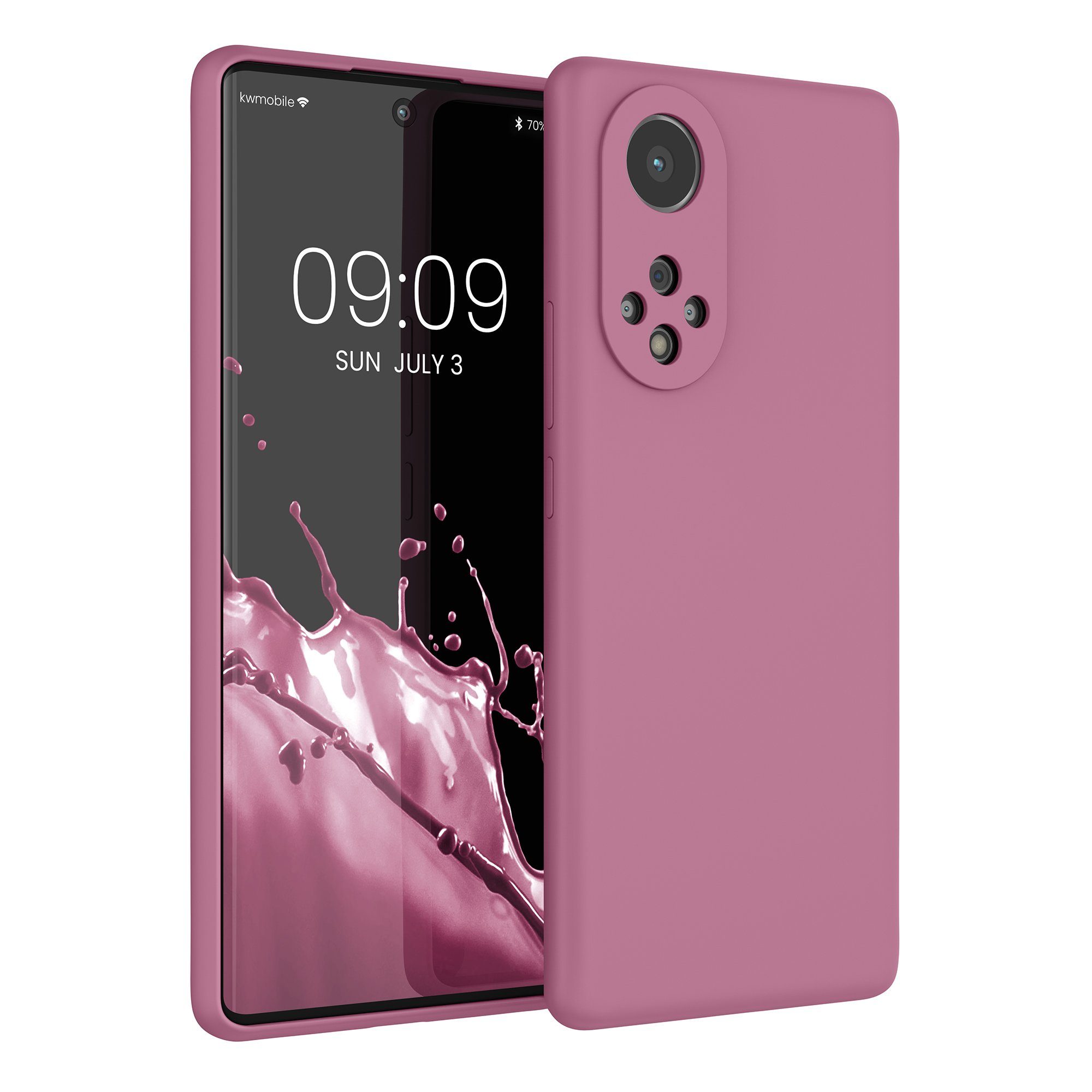 ᐅ kwmobile Handyhülle Hülle für Huawei Nova 9, Hülle Silikon gummiert ...