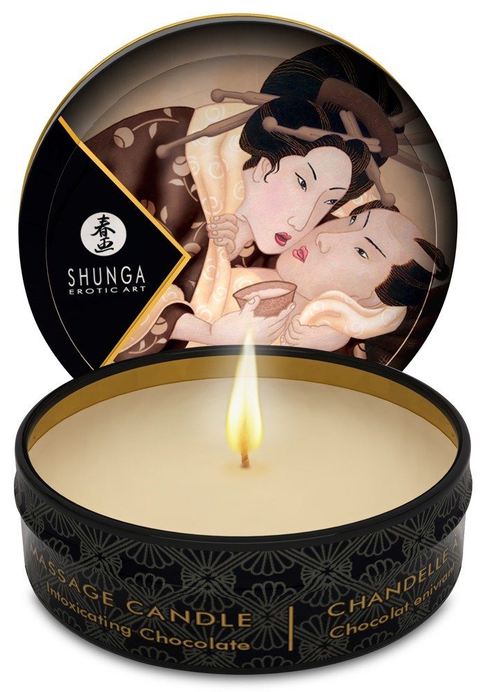 wärmende Massagen Massage Massagekerze - 30 SHUNGA Chocolate ml, Shunga Mini Candle für