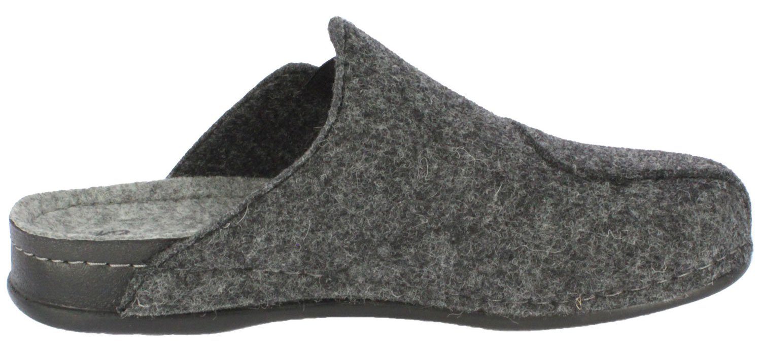 Beck Herren Pantoffel Nevis Hausschuh (Schuhe fallen klein aus) aus Schurwolle
