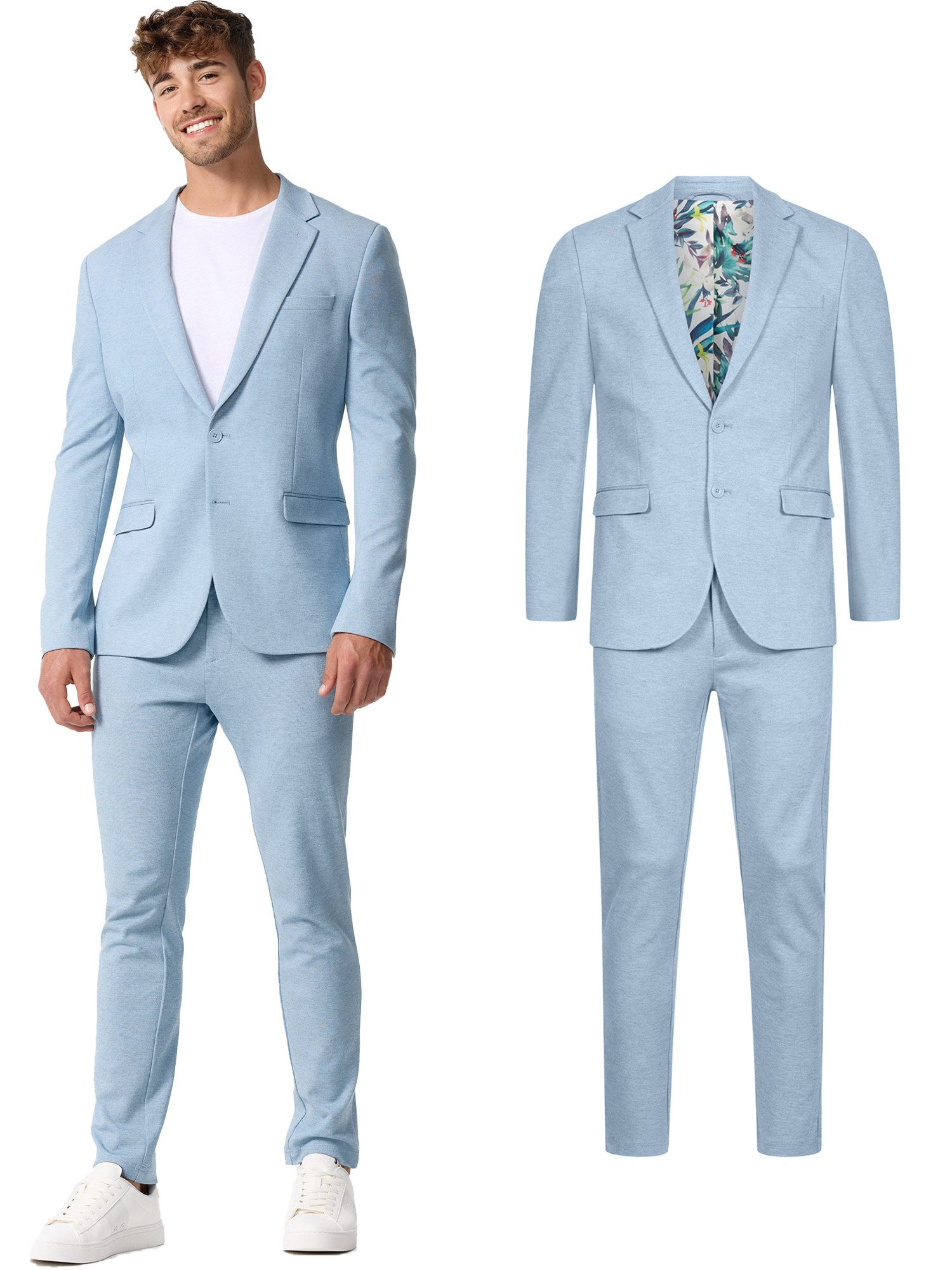 Jeff Anzug Herren JFEzra SET 2-Teiler Herrenanzug (Set, 2-tlg., Anzug Set) günstig online kaufen