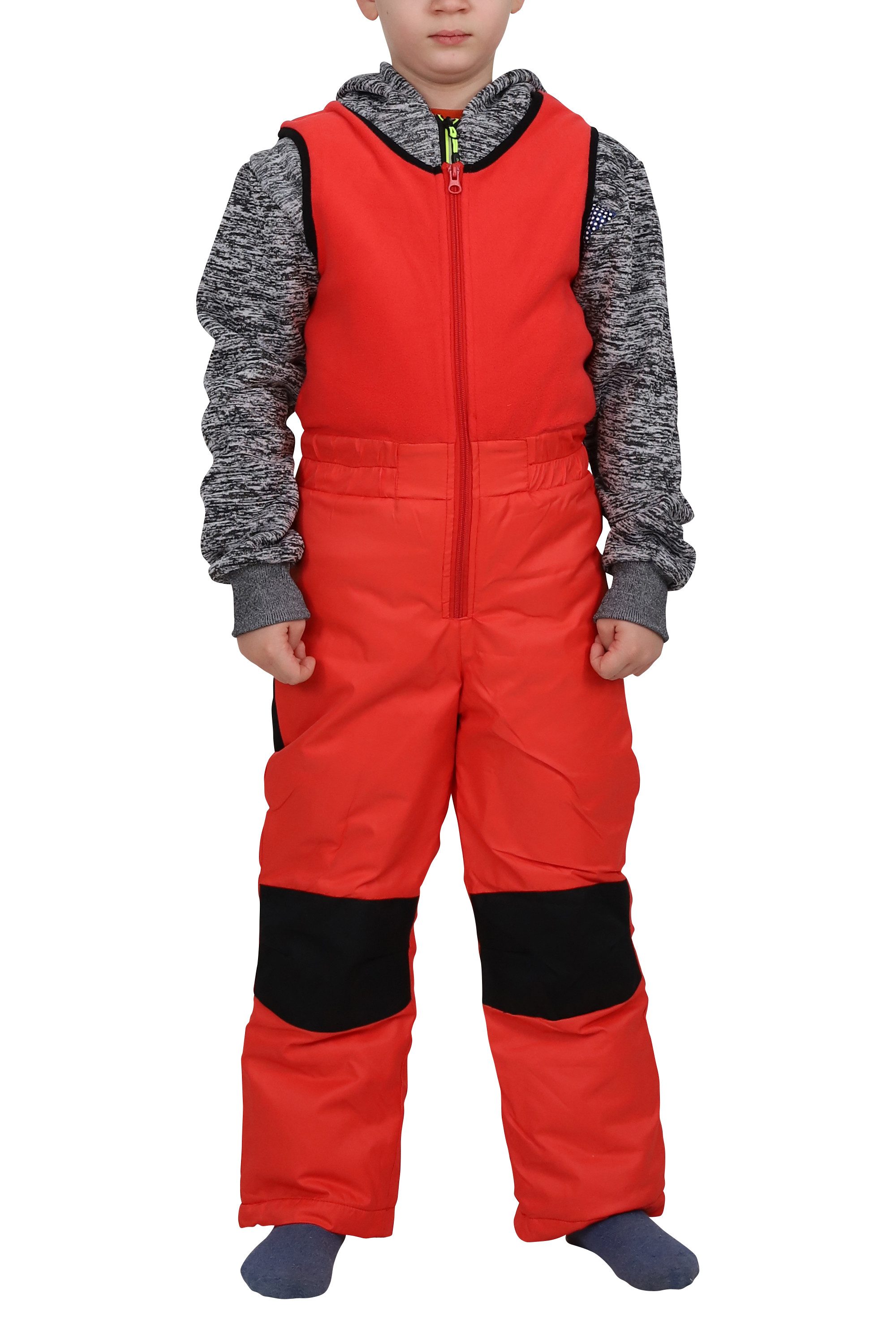 Easy Young Fashion Schneehose K101 Schneeoveral mit Klettverschluss