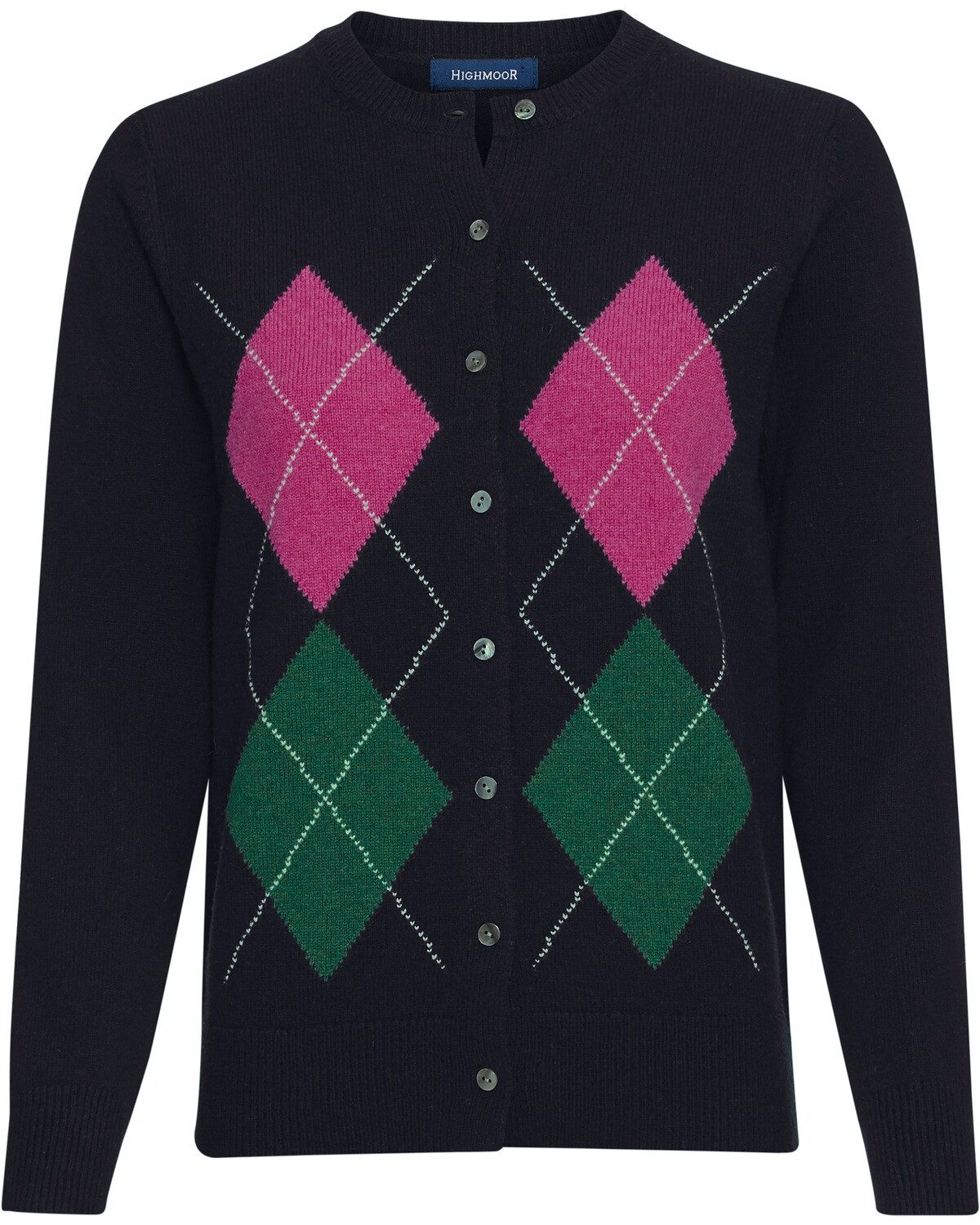 Highmoor Strickjacke Argyle-Cardigan
