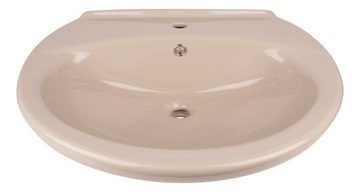 aquaSu Waschbecken (Hänge-Waschtisch, 1-St., Handwaschbecken), 65 cm, Keramik, Beige-Bahamabeige, 561426