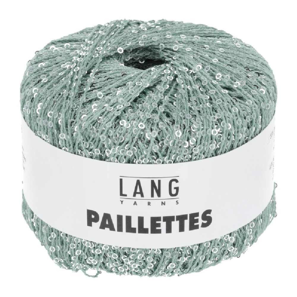 LANG YARNS PAILLETTES Häkelwolle, 112 m (25 Gramm), glänzendes Effektgarn mit Pailletten von Lang Yarns
