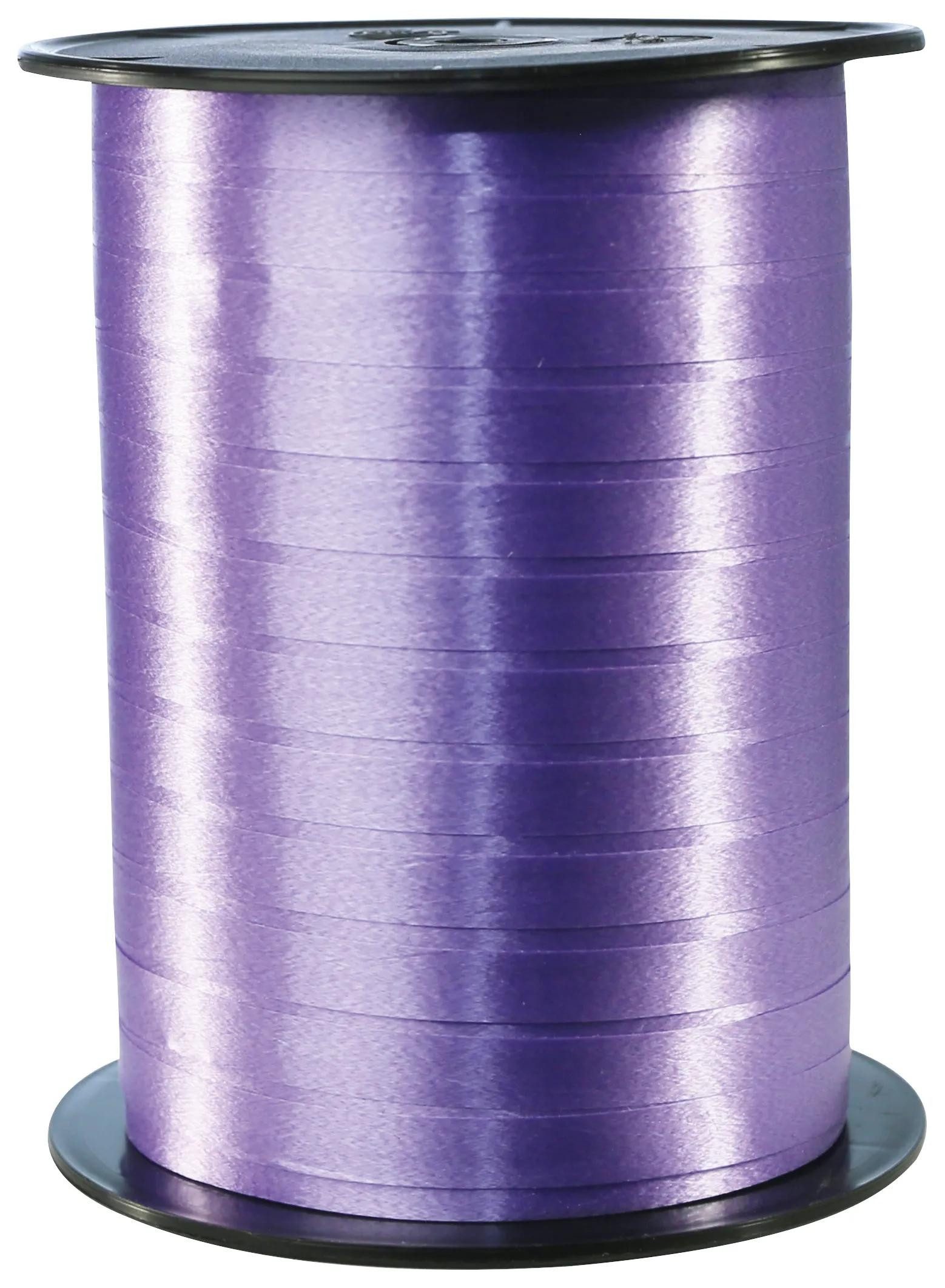 CLAIREFONTAINE Geschenkband Spule Geschenkband, glatt, 7mm x 500m - Flieder 601710C, Geschenkband