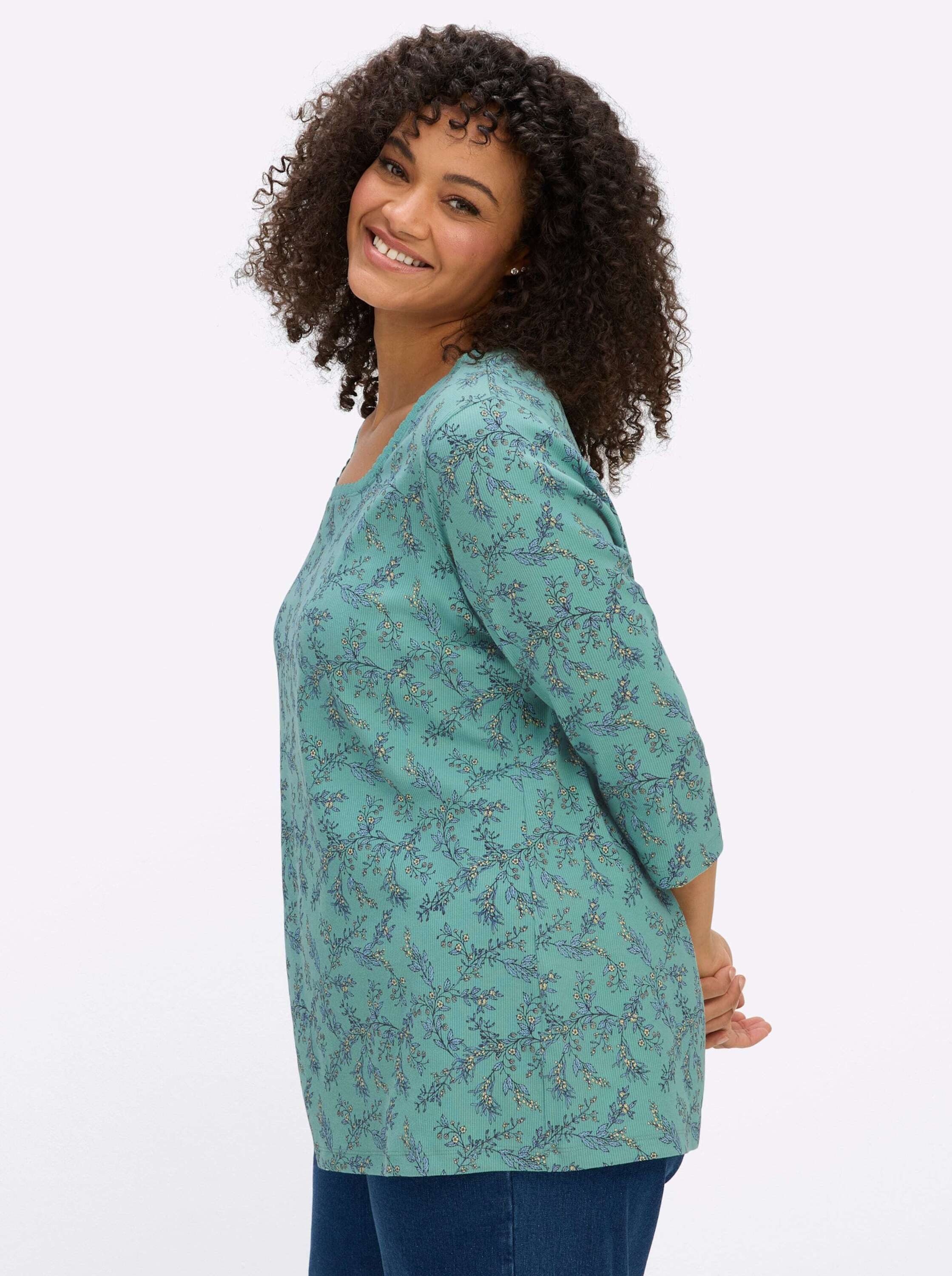 Sheego T-Shirt 3/4-Arm-Shirt 3/4-Arm – Bild 3 von 5