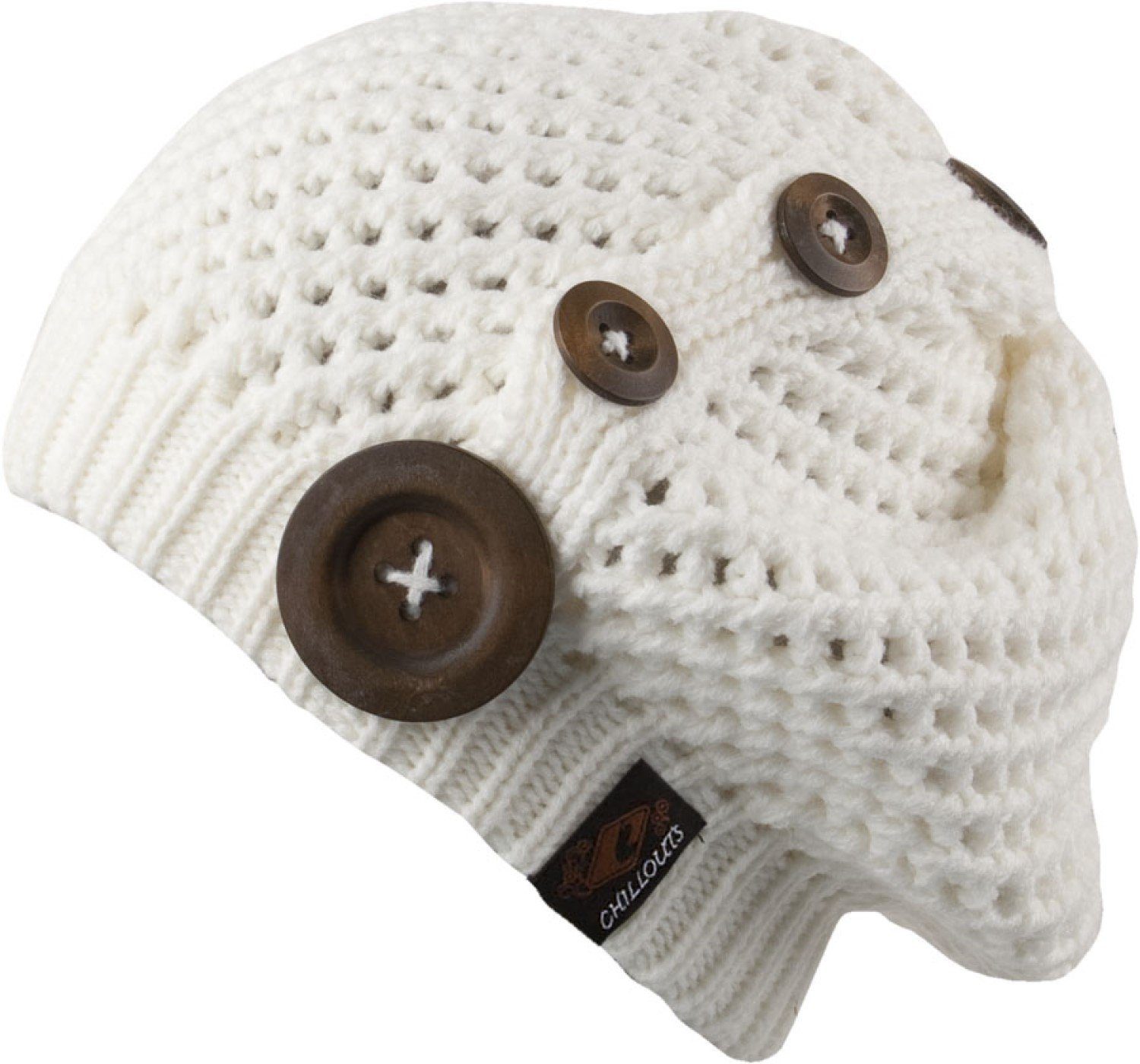chillouts Strickmütze Nelly mit Knöpfen günstig online kaufen