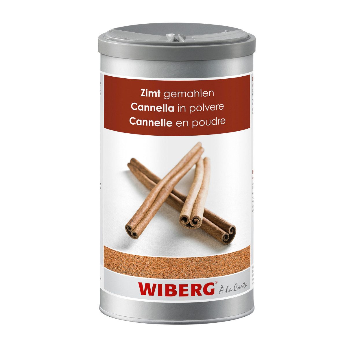 WIBERG Gewürz, Wiberg Zimt gemahlen warmes und leicht süßliches Aroma Packung 450g