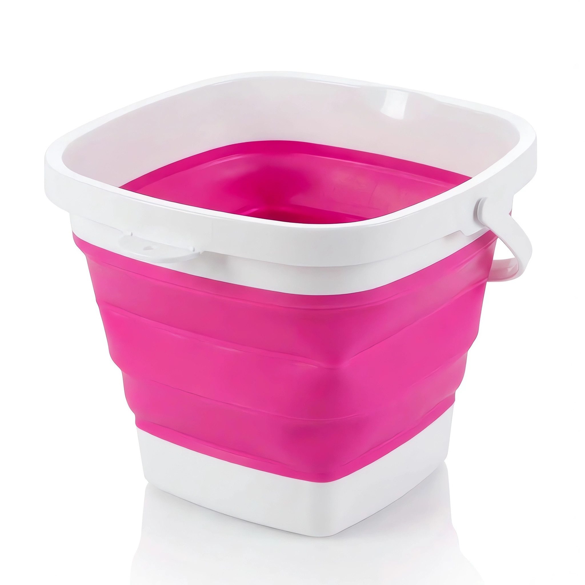 König Design Falteimer Putzeimer Wassereimer Camping Campingeimer Angeleimer, Ausgießer, Aufhängeöse, Tragehenkel, Falteimer Haus & Camping