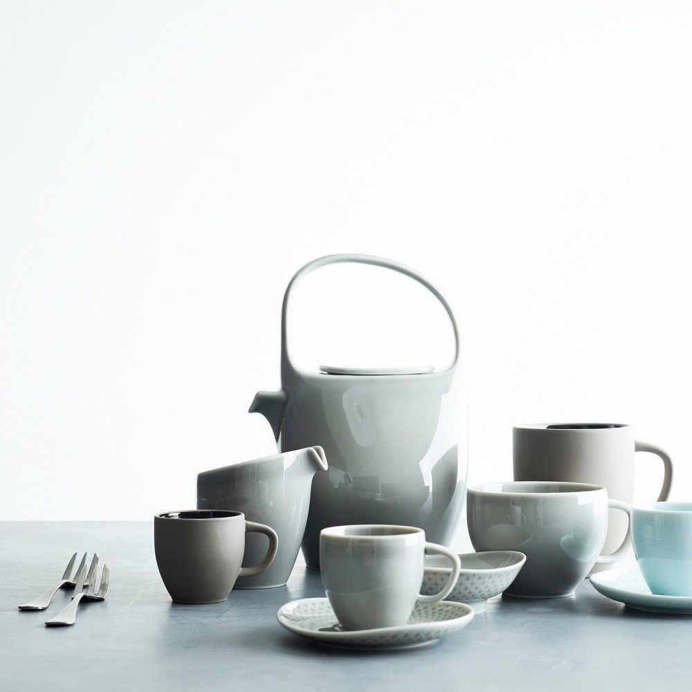 Rosenthal Milchkännchen Rosenthal Junto Weiss Milchkännchen - Rund - R 9,5 cm, (Packung, 1x Milchkännchen)