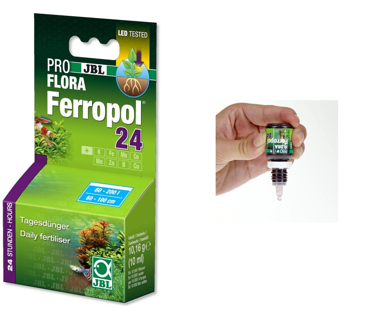 Aquarien-Substrat JBL PROFLORA Ferropol 24 Tagespflanzendünger für Süßwasser-Aquarien