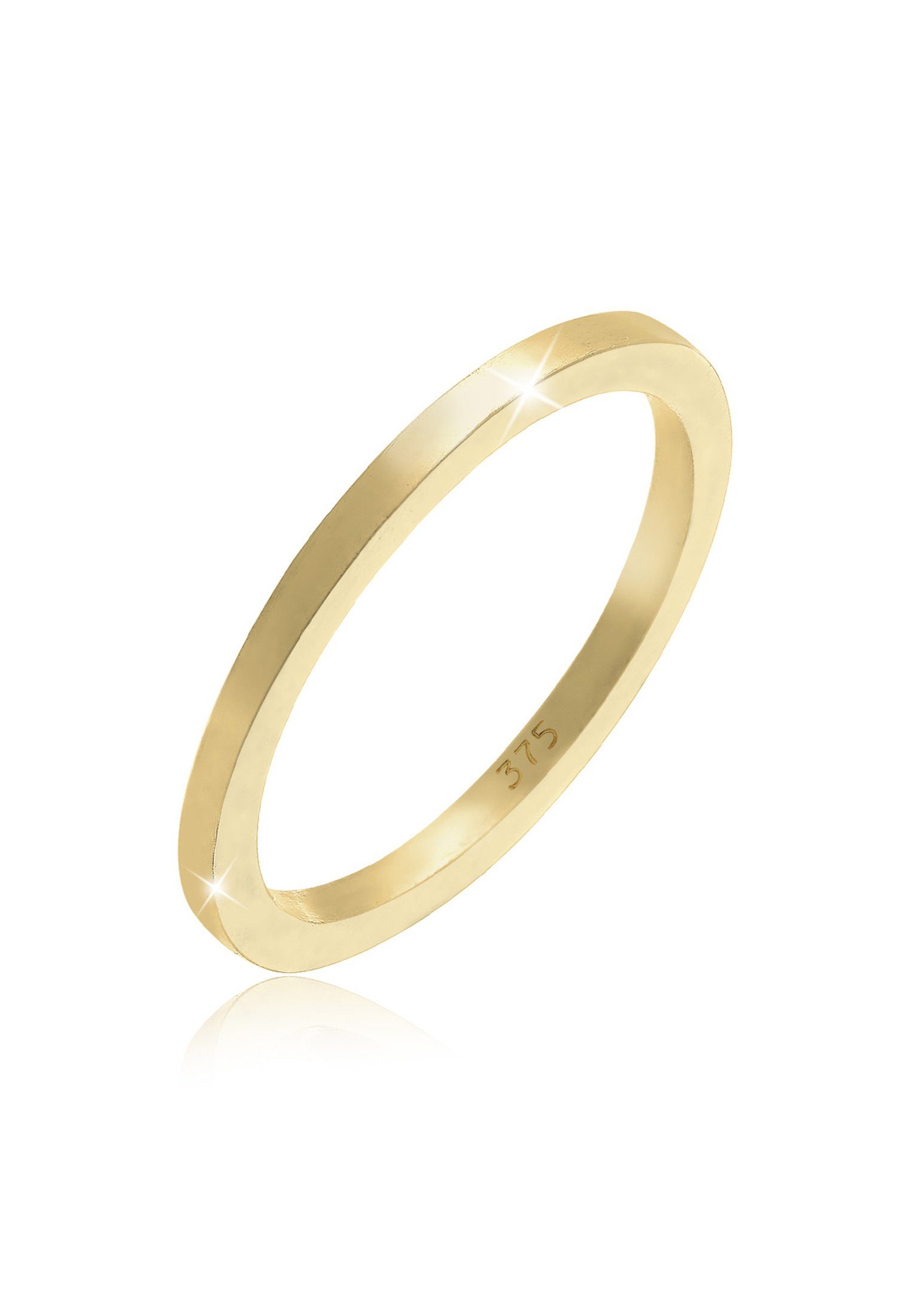Elli Premium Fingerring Ehering Basic 375 Gelbgold, Ehering günstig online kaufen