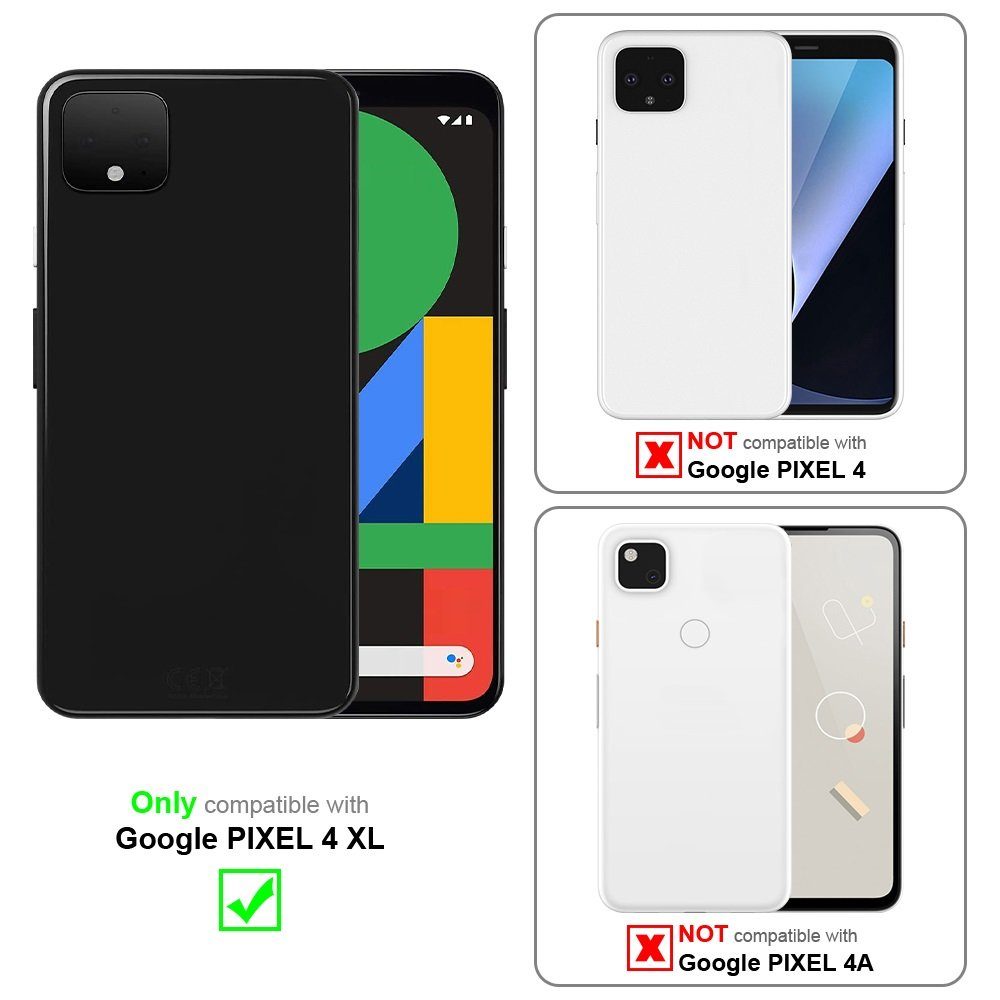 Cadorabo Handyhülle für Google PIXEL 4 XL Hülle Google PIXEL 4 XL, Hülle Schutzhülle mit Standfunktion, Magnetverschluss und Kartenfach