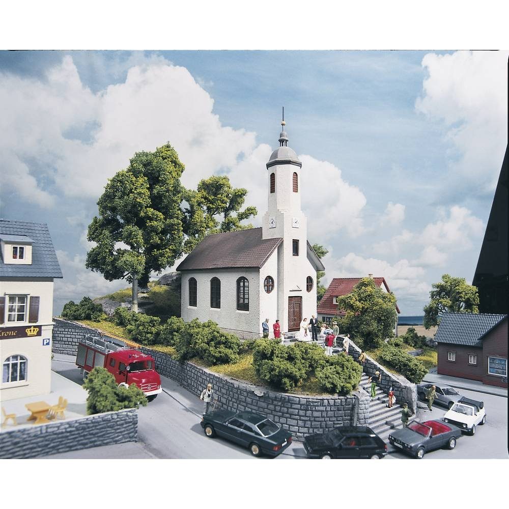 Modelleisenbahn-Gebäude H0 Dorfkirche St. Lukas