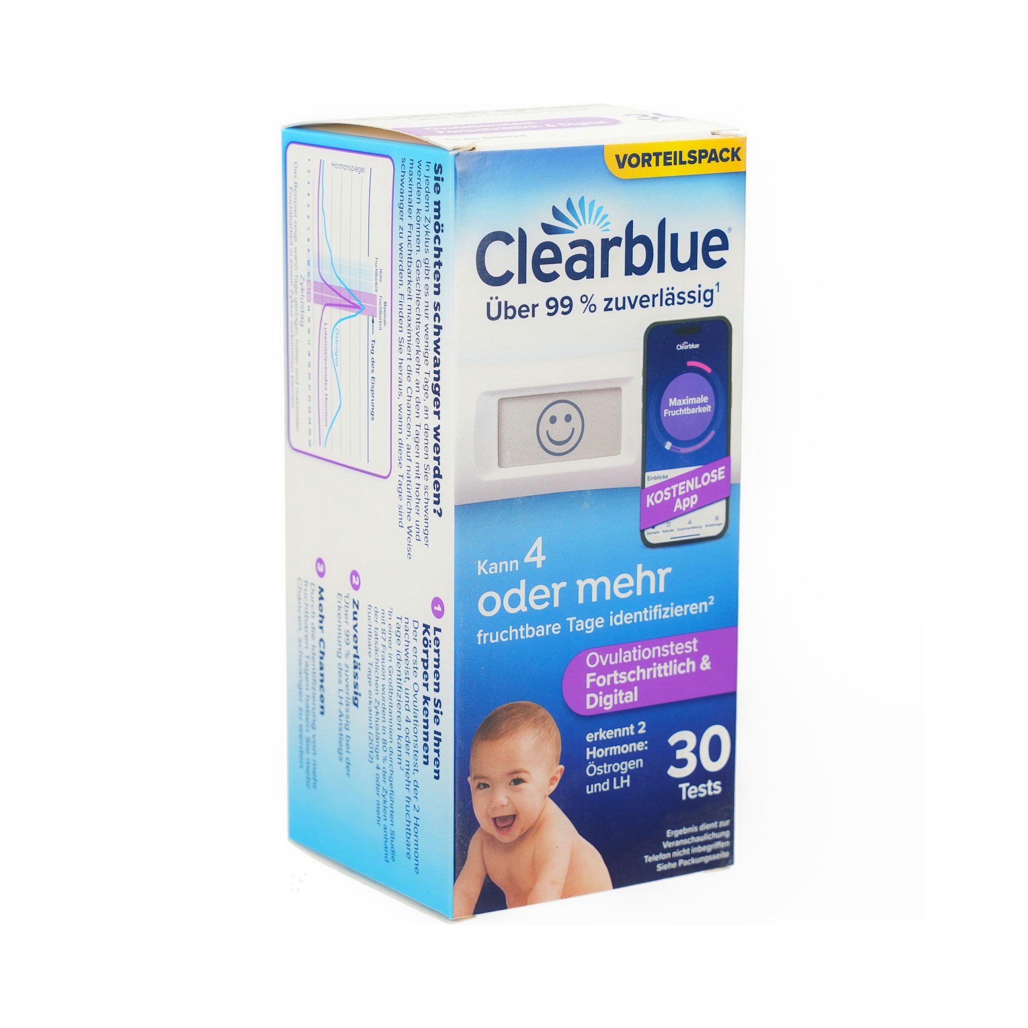 WICK Ovulationstest CLEARBLUE Ovulationstest fortschrittlich & digital