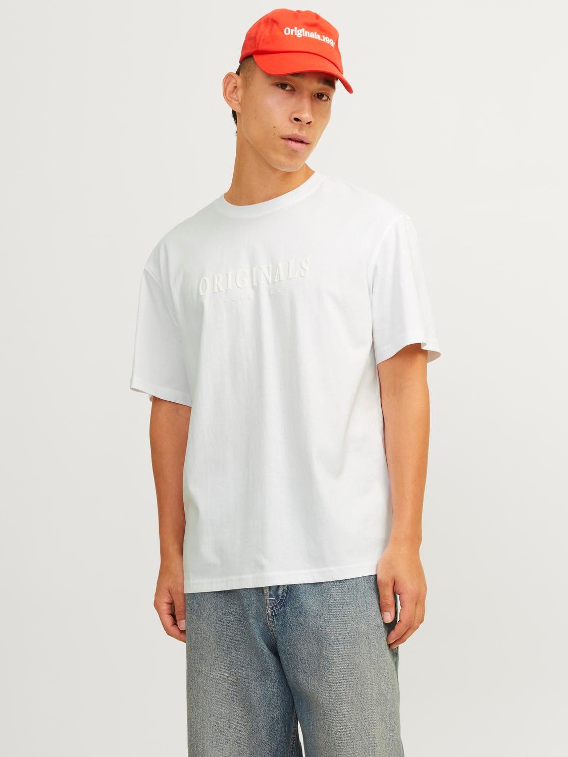 Jack & Jones Rundhalsshirt JORFREDERIKSBERG TEE SS CREW NECK NOOS günstig online kaufen