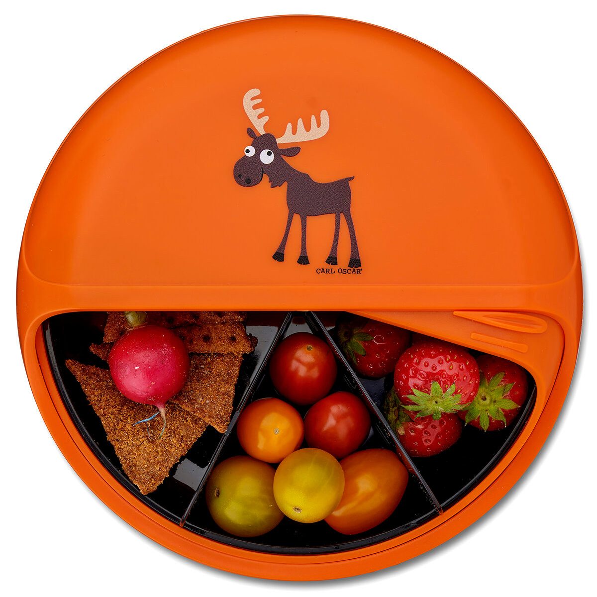 Carl Oscar Lunchbox Carl Oscar BentoDISC, drehbare Lunchbox - für Schule, Kindergarten, Ausflug