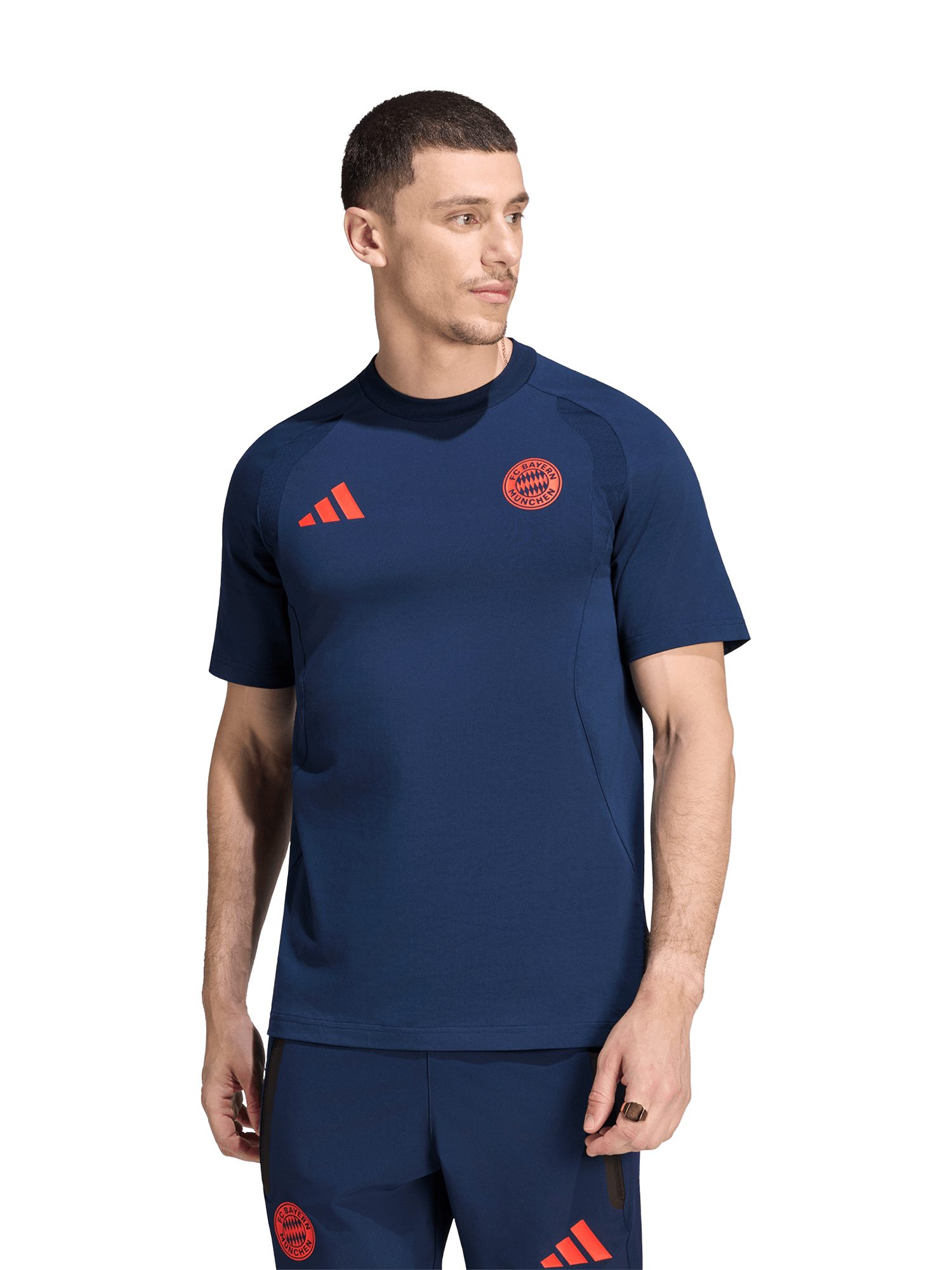 adidas Performance T-Shirt FC Bayern München, T-Shirt Travel, Herren, Lila