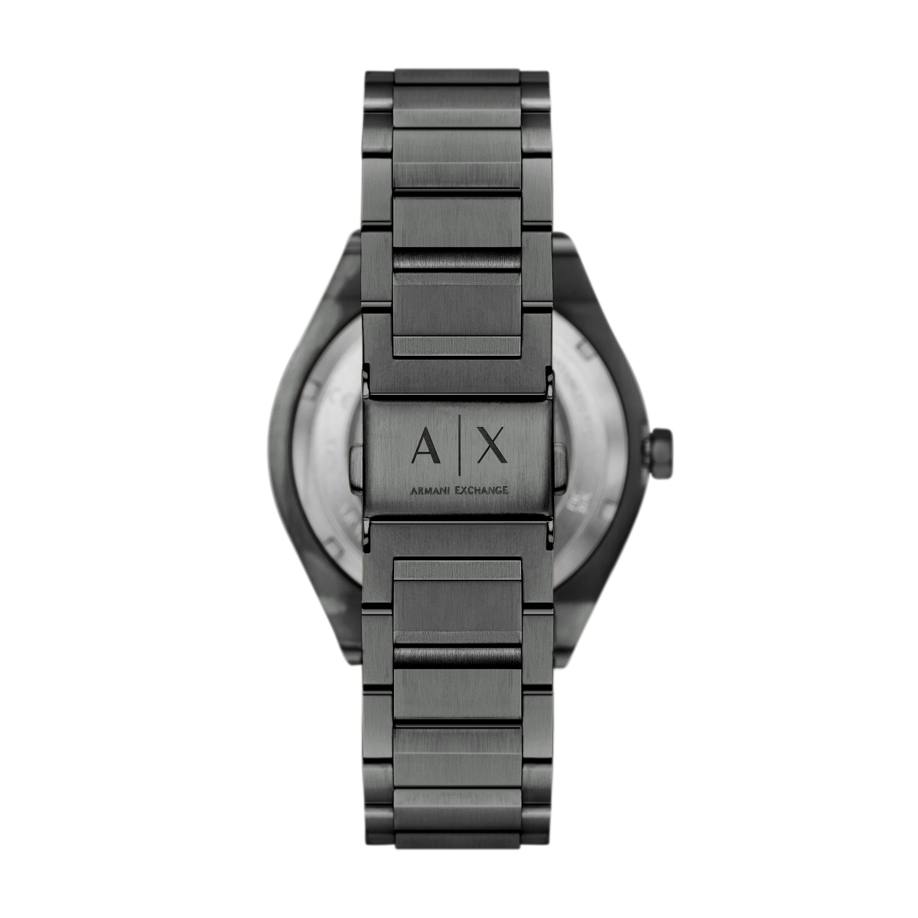 ARMANI EXCHANGE Automatikuhr SYNC AX4195, Armbanduhr, Herrenuhr, Edelstahlarmband, analog, 12/24-Std.-Anzeige