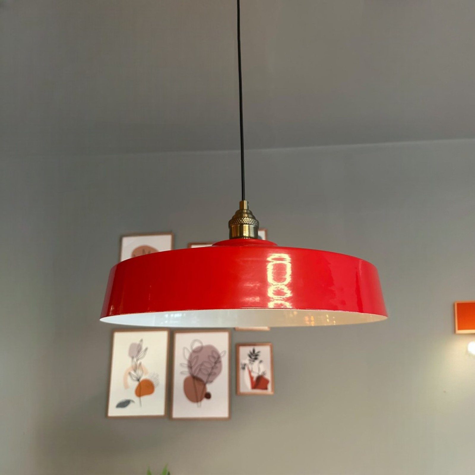 Bamyum Pendelleuchte Ace Pendelleuchte Vintage, Industrial aus Metall E27, Hängelampe, ohne Leuchtmittel