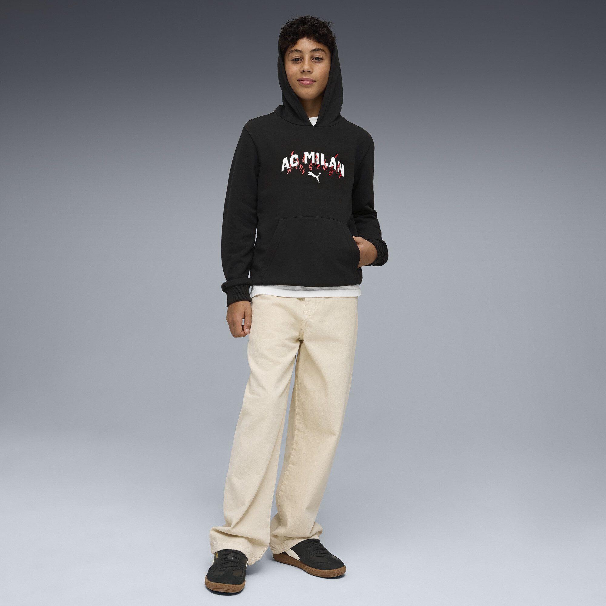 PUMA Trainingspullover AC Milan ftblCulture Hoodie Jugendliche