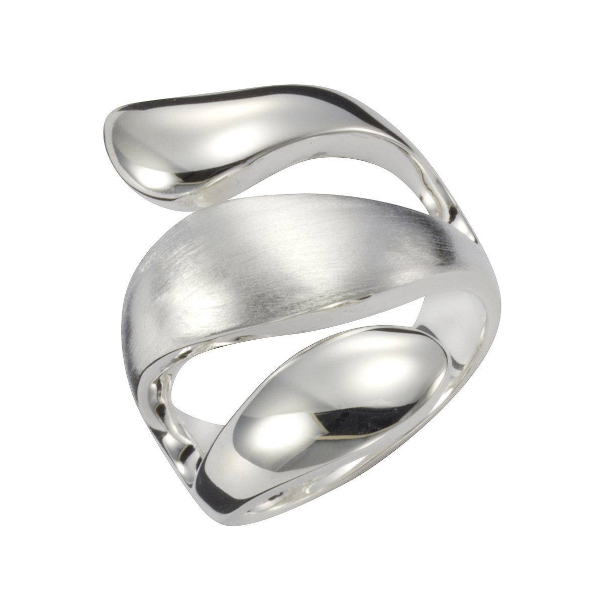 Vivance Fingerring 925 Silber rhodiniert glanz matt günstig online kaufen
