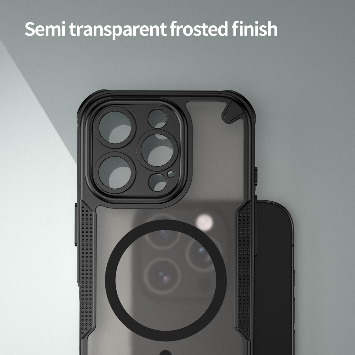CoolGadget Handyhülle Defender Series Handy Hülle für Apple iPhone 16 Pro Max 6,9 Zoll, Magsafe TPU Schlicht Robust Schutzhülle für iPhone 16 Pro Max Hülle – Bild 5 von 5