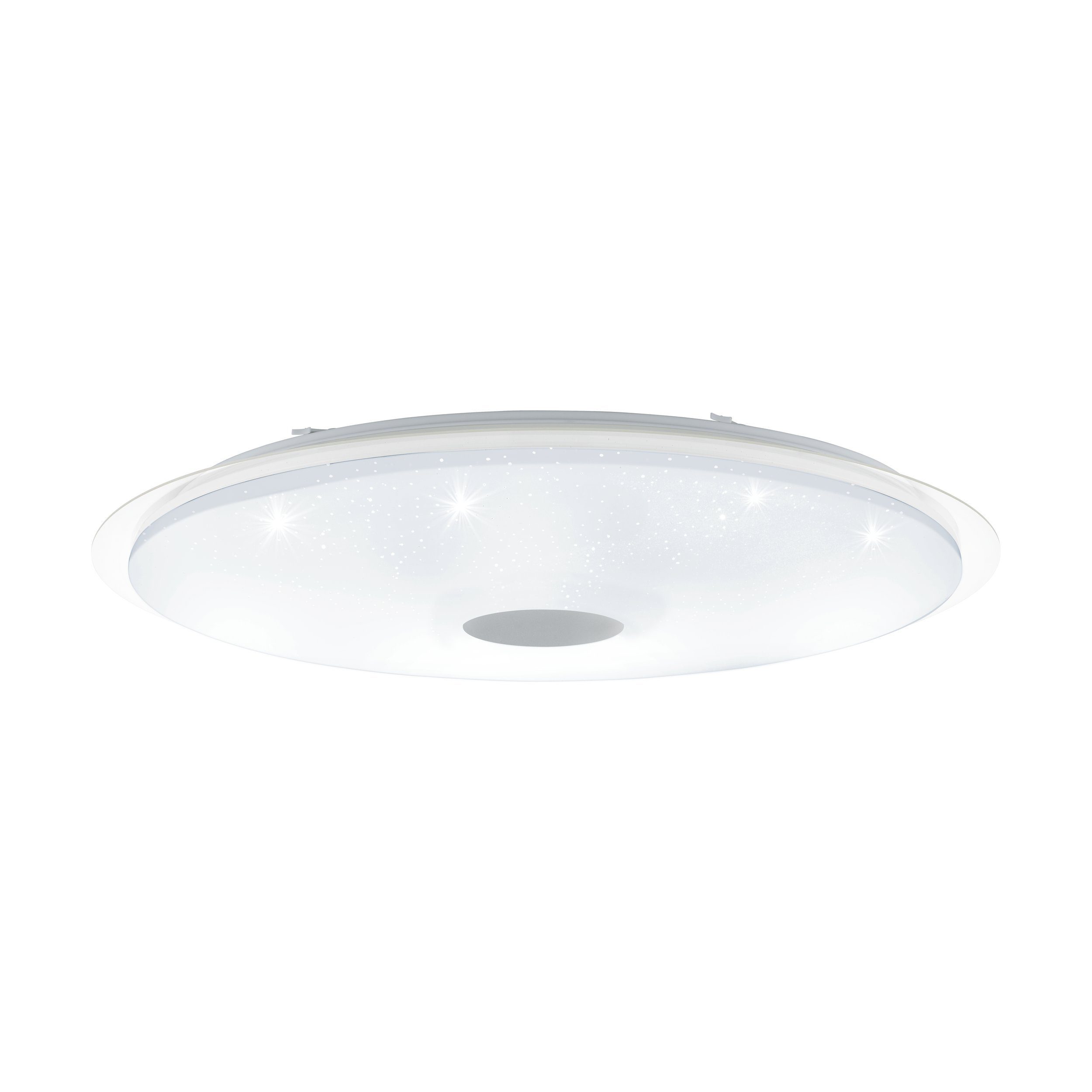 EGLO LED Deckenleuchte Lanciano, Leuchtmittel inklusive, Deckenlampe, inkl. Fernbedienung, Nachtlicht, dimmbar, Ø 86 cm