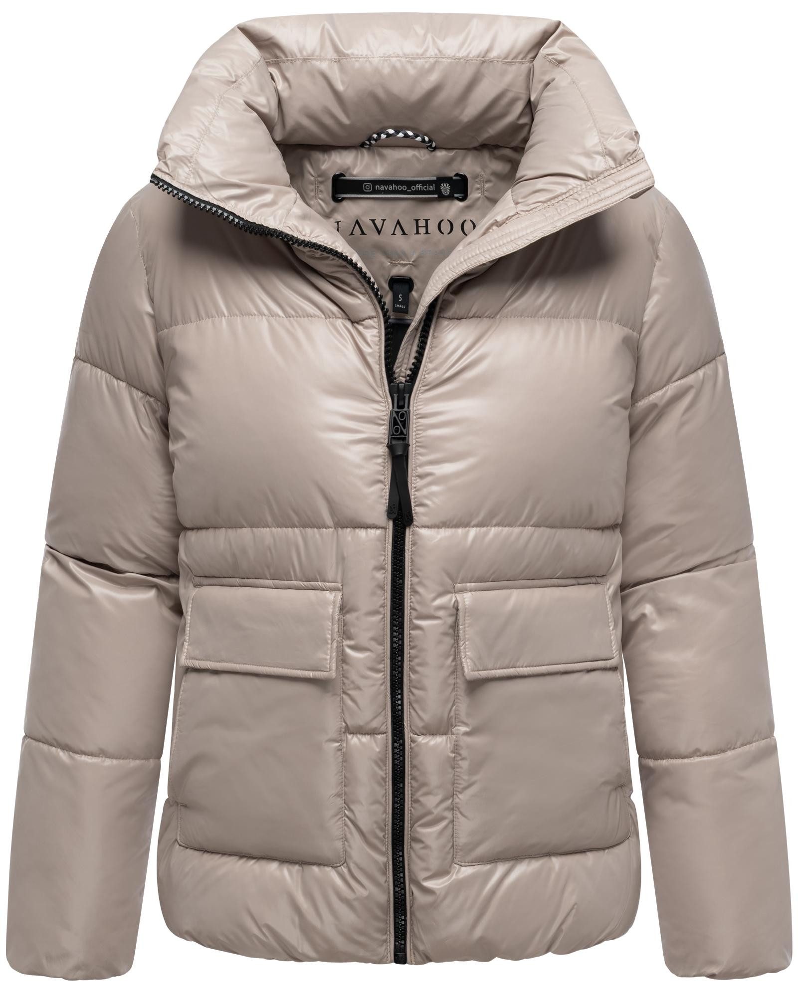 Navahoo Kurzjacke Eispracht 14 Kurze gesteppte Damen Winterjacke