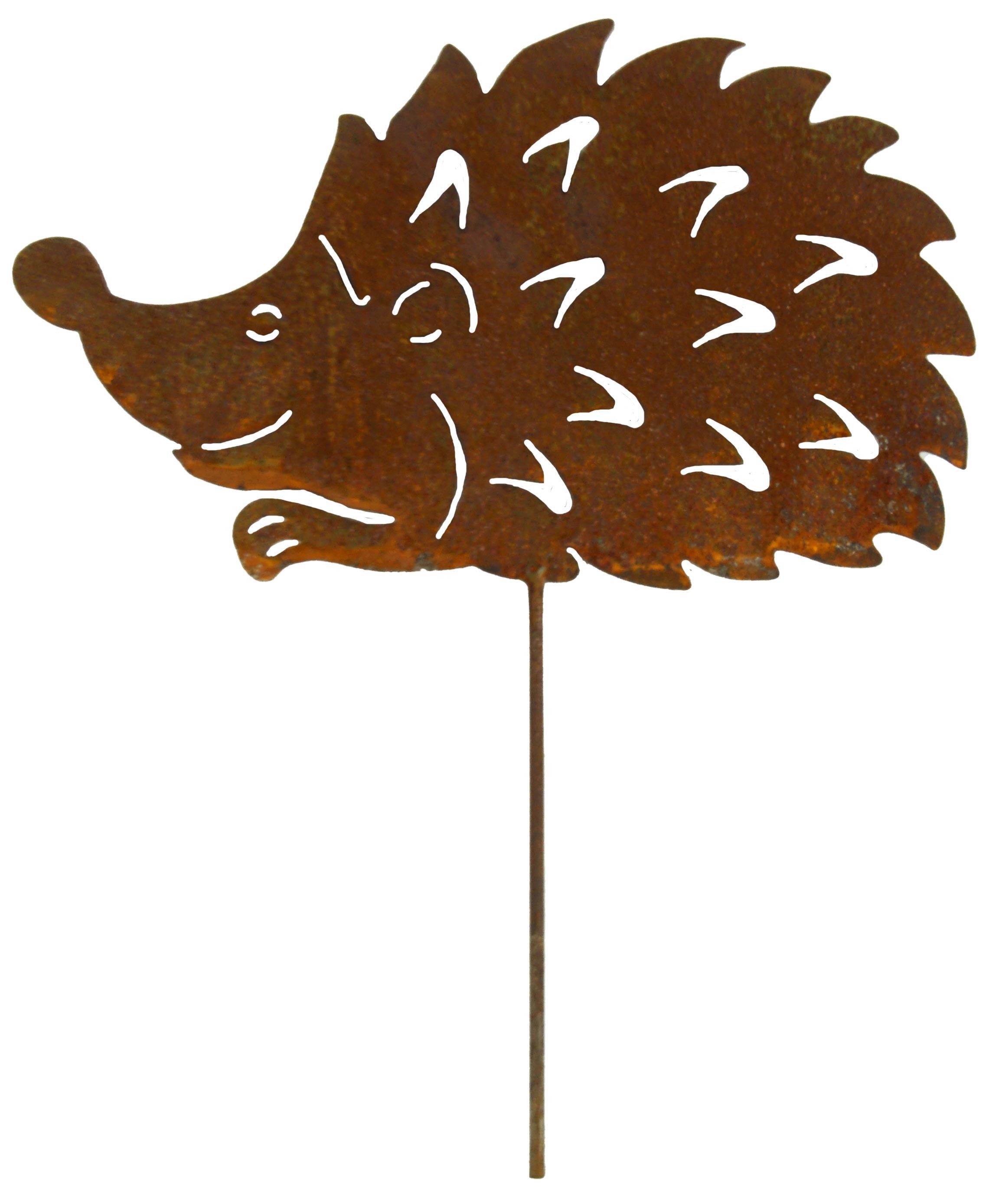 Lünemann Gartenstecker Beetstecker niedlicher Igel (1-St) wiederverwenbar