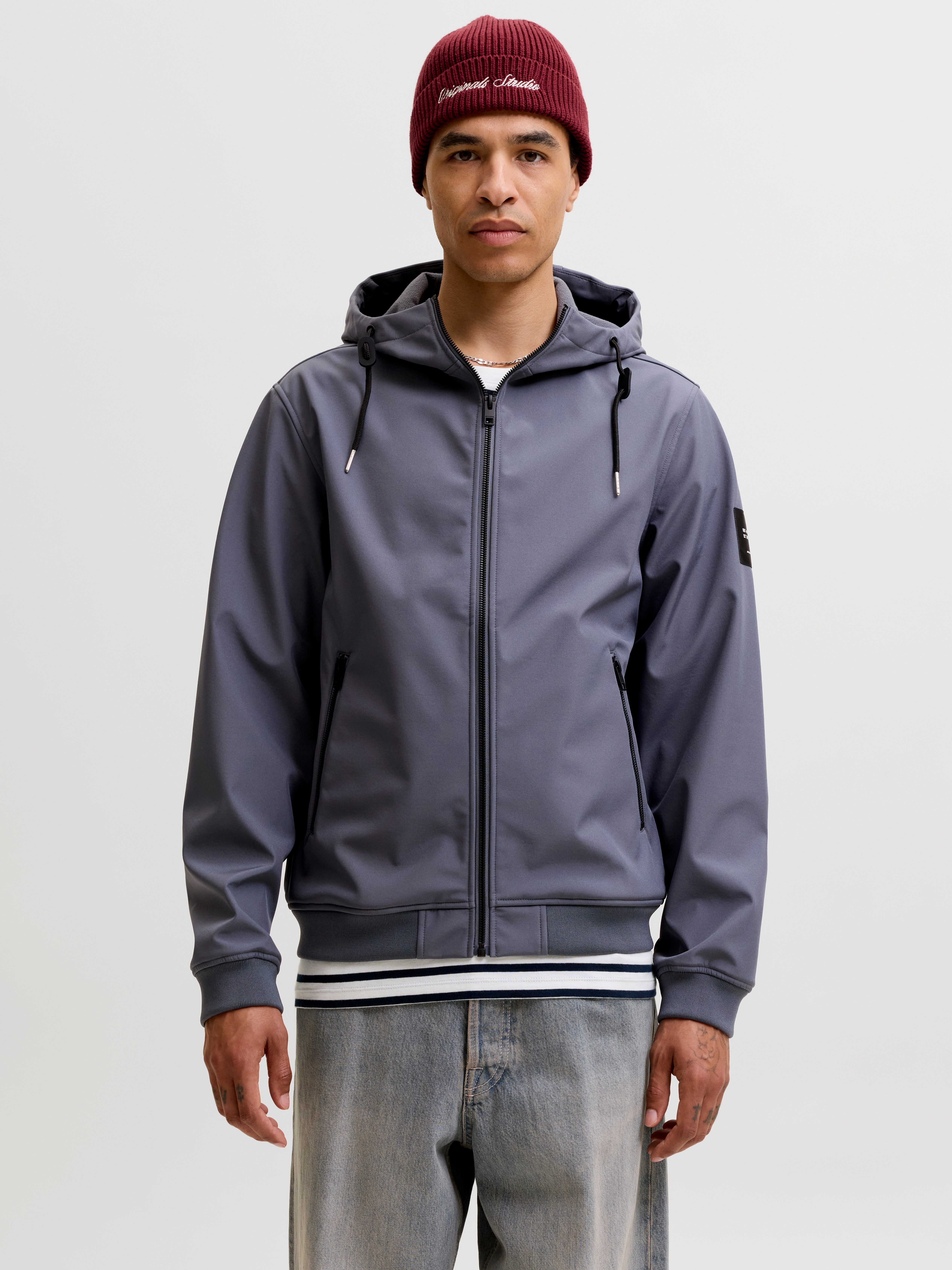 Jack & Jones Softshelljacke JJEBASIC mit wasserabweisender Funktion Kunstfaser, regular fit