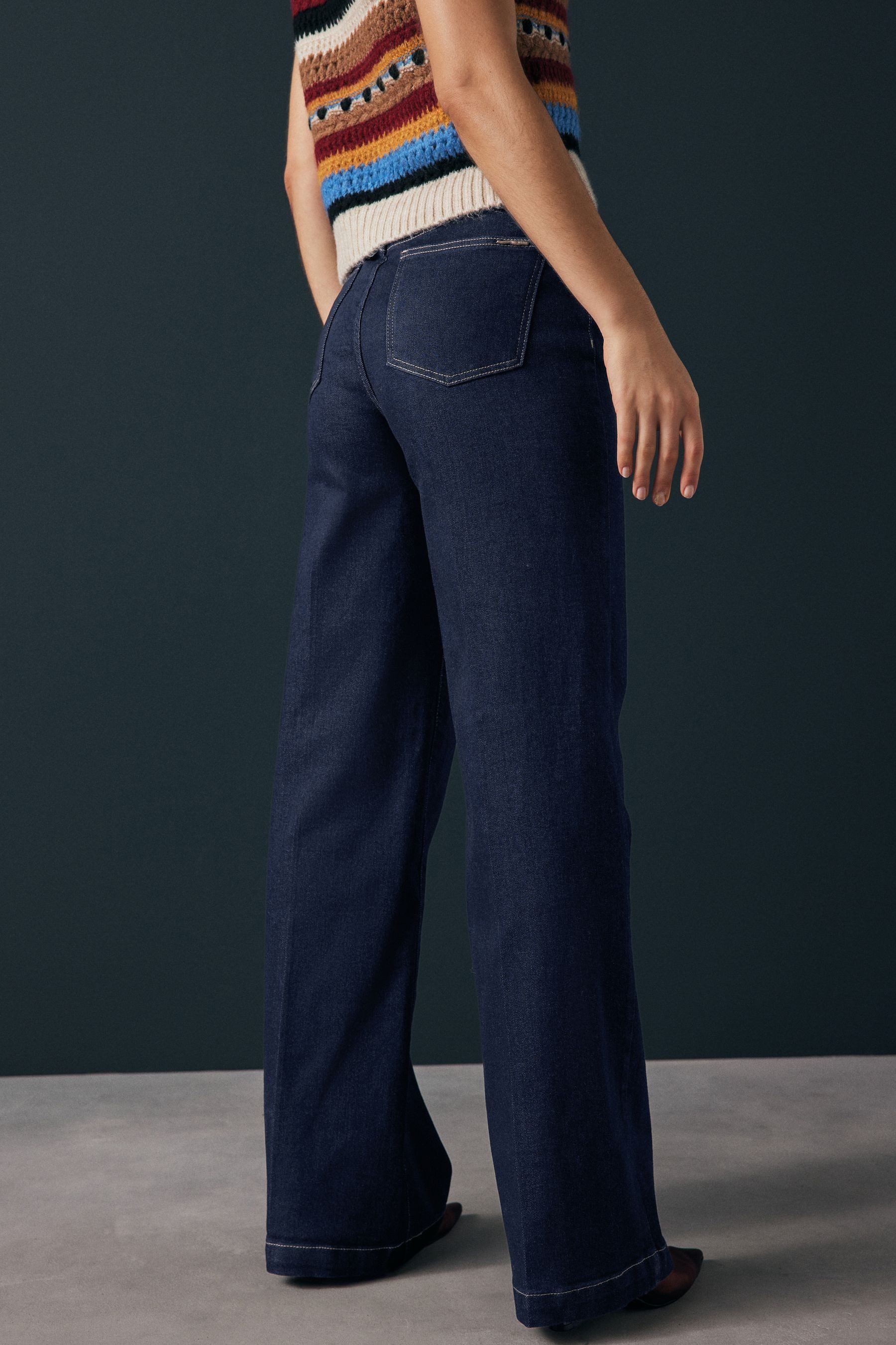 Next Weite Jeans Hourglass Jeans mit weitem Bein (1-tlg) günstig online kaufen