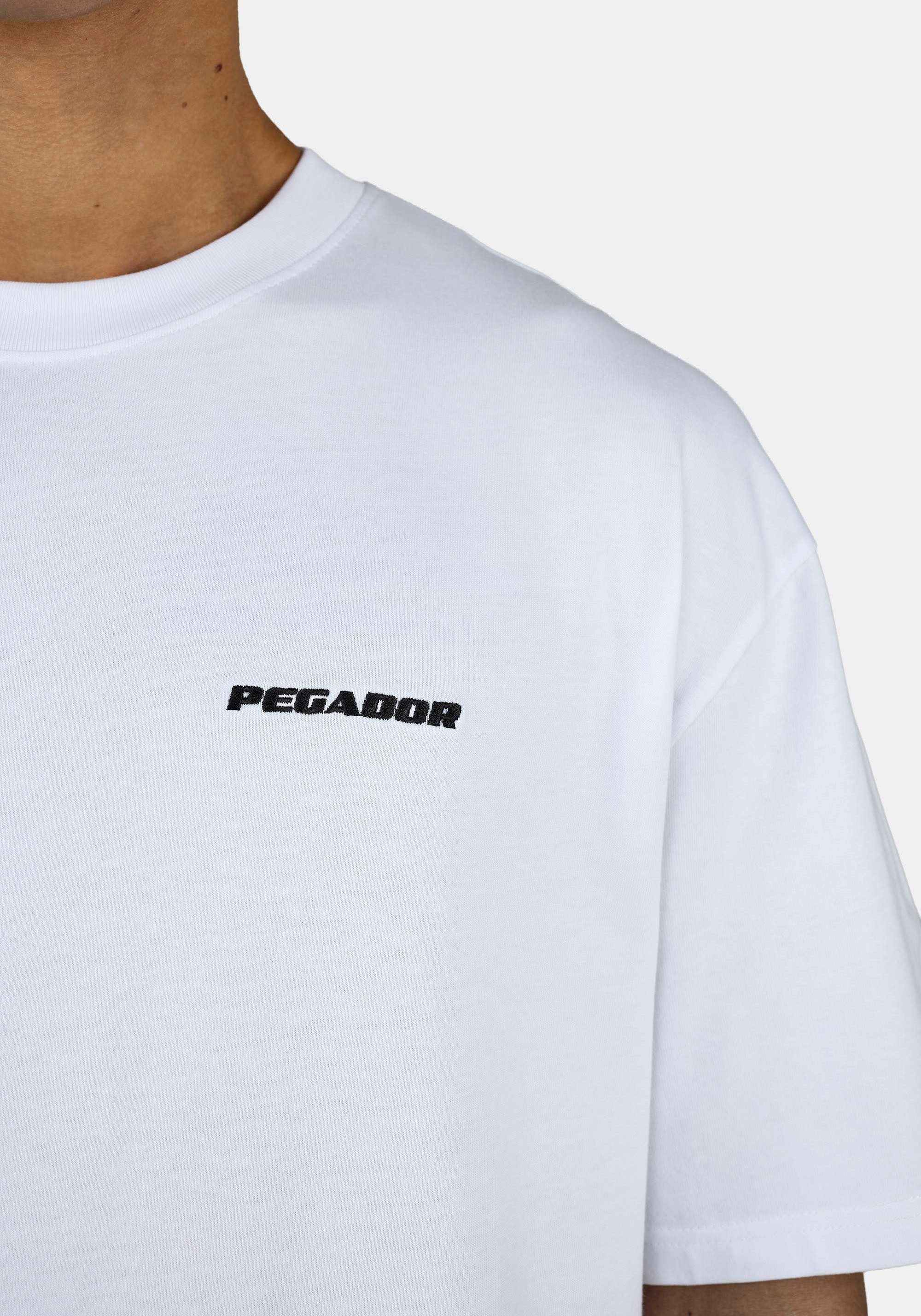 PEGADOR T-Shirt LOGO OVERSIZED TEE Baumwolle, oversize