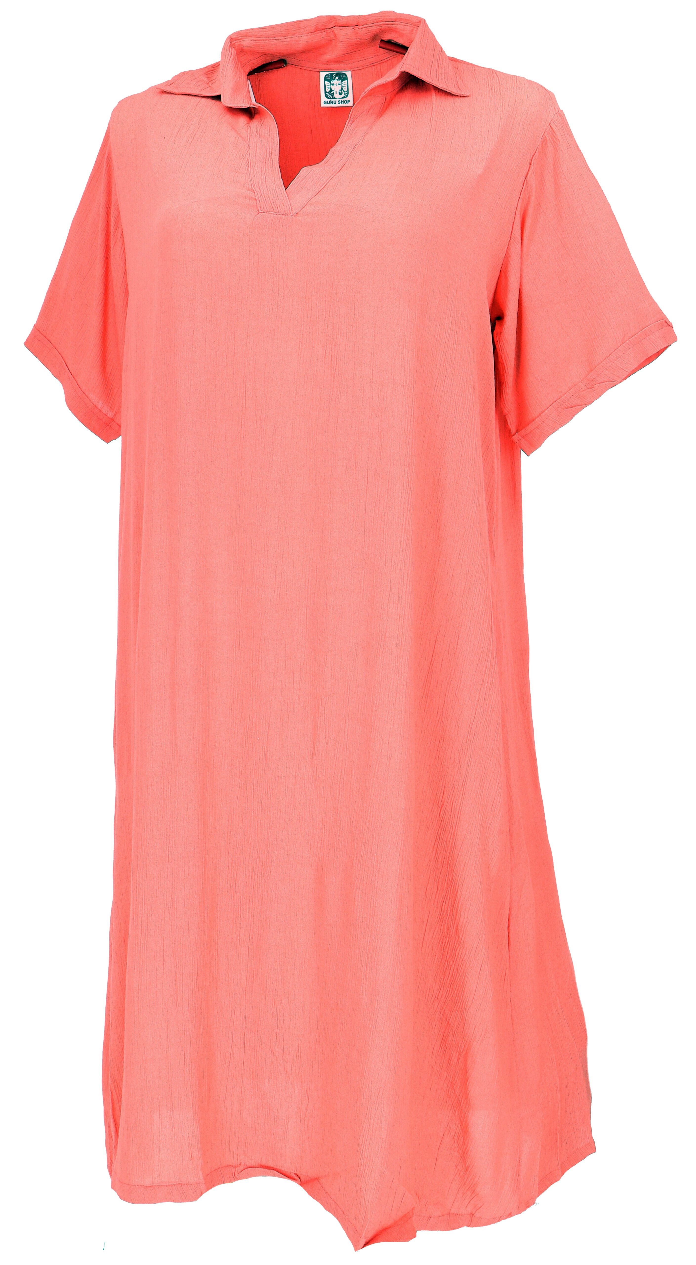 Guru-Shop Midikleid Luftiges Sommerkleid, Shirtkleid, Maxikleid günstig online kaufen