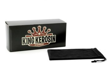 KingKerosin Sonnenbrille KK240 Bügel mit Flex-Scharnieren, Steinschlagbeständig