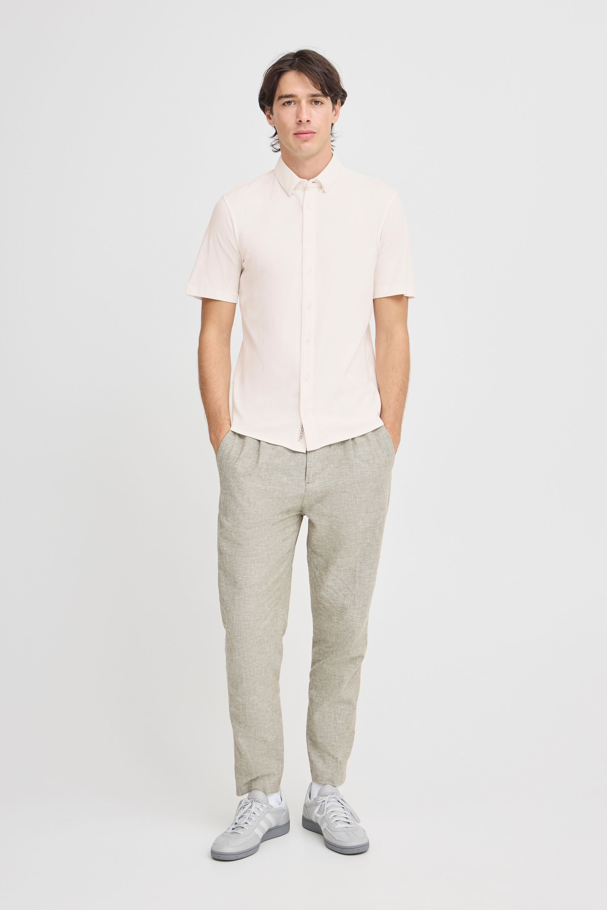 Casual Friday Kurzarmhemd CFFolke Kurzärmliges Hemd aus angenehmer Jersey-Qualität