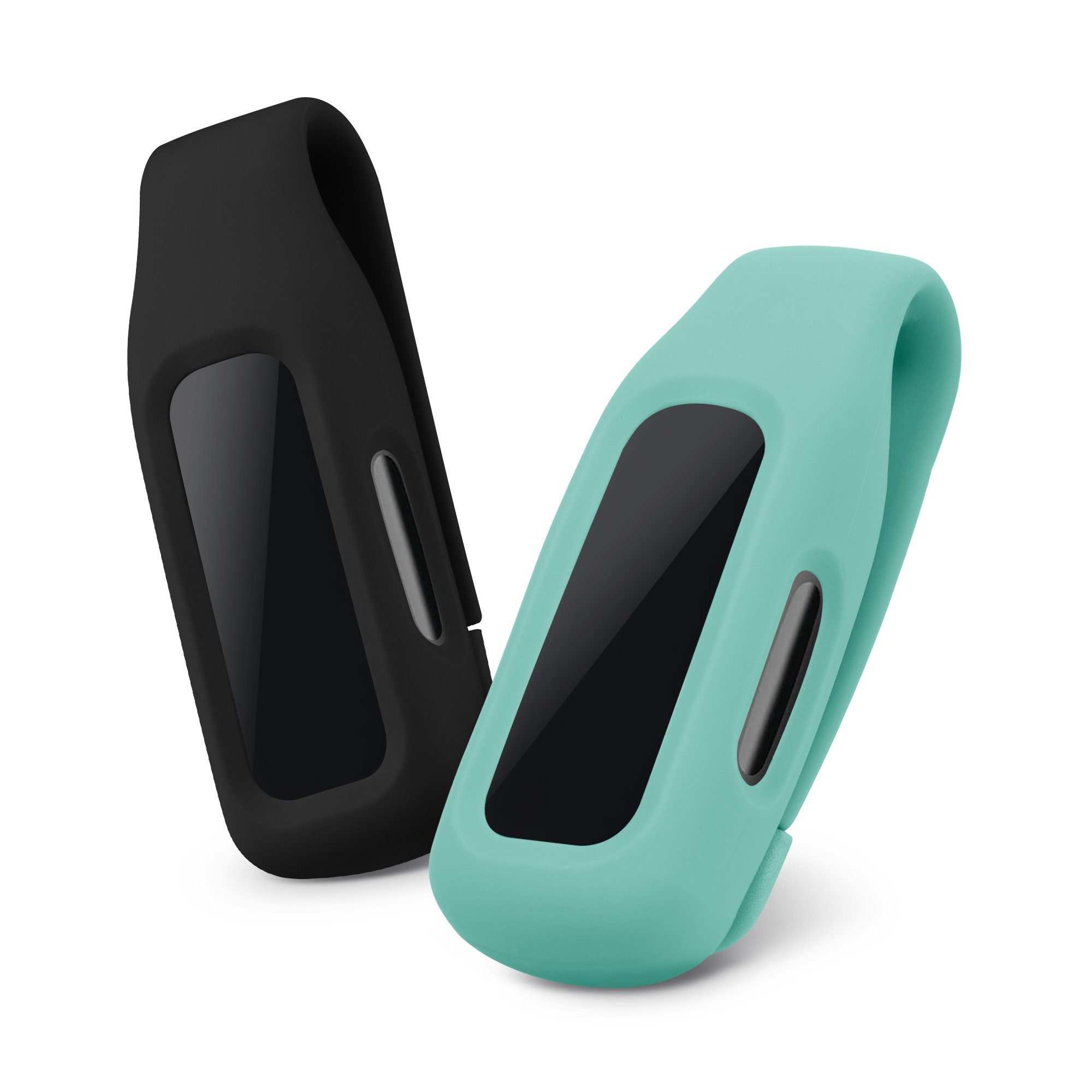 kwmobile 2x Clip Halter für Fitbit Inspire 3 / Inspire 2 / Ace 3 Smartwatch, 2-tlg., Silikon Fitnesstracker Holder