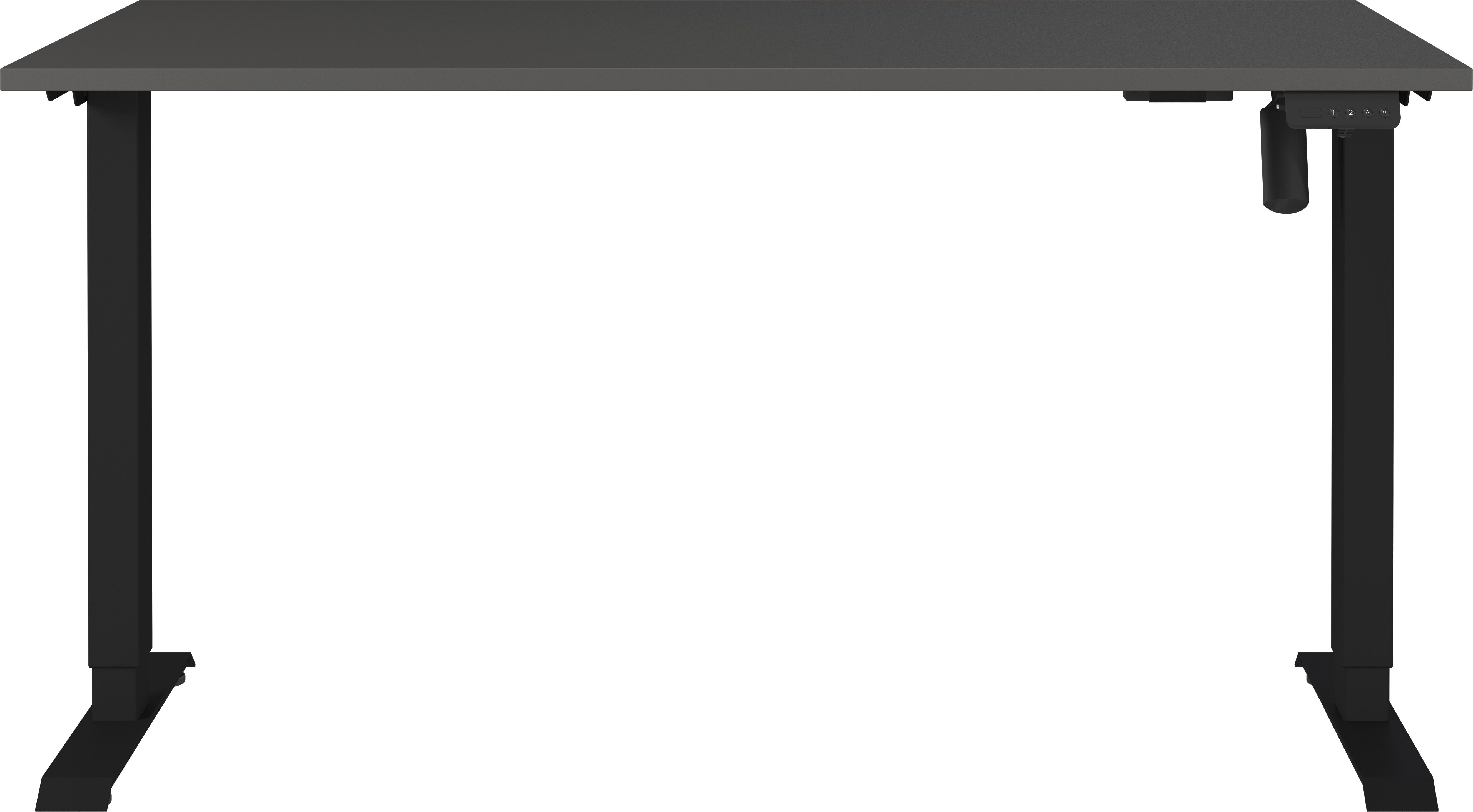 GERMANIA Schreibtisch Boras, elektrisch höhenverstellbar, Breite 120/140/16 günstig online kaufen