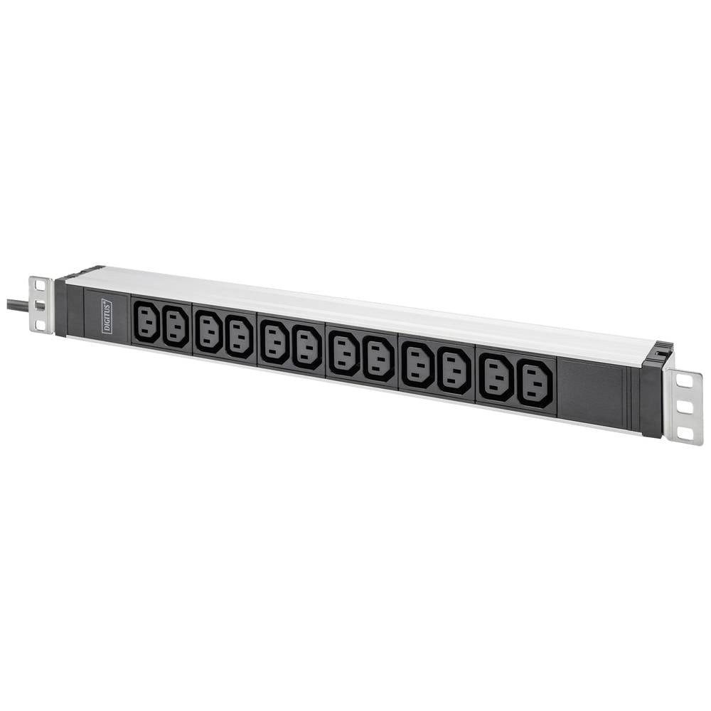 Digitus Netzwerkschrank 1U Aluminum PDU, rackmountable, 12 x C13 16A, 230VAC DN-95426