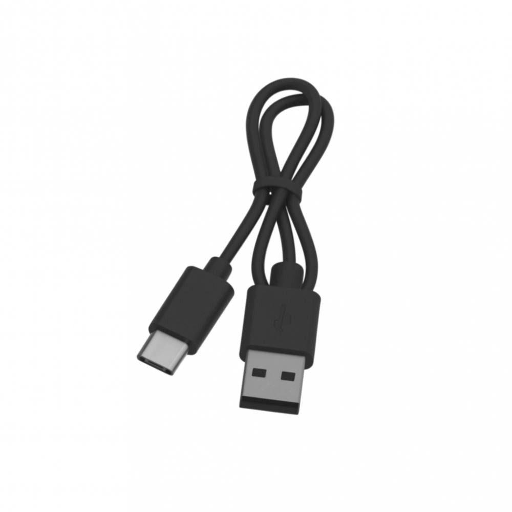 BBB Fahrradbeleuchtung BBB Ladekabel USB-A - USB-C 30 cm Schwarz - kompaktes Ladekabel