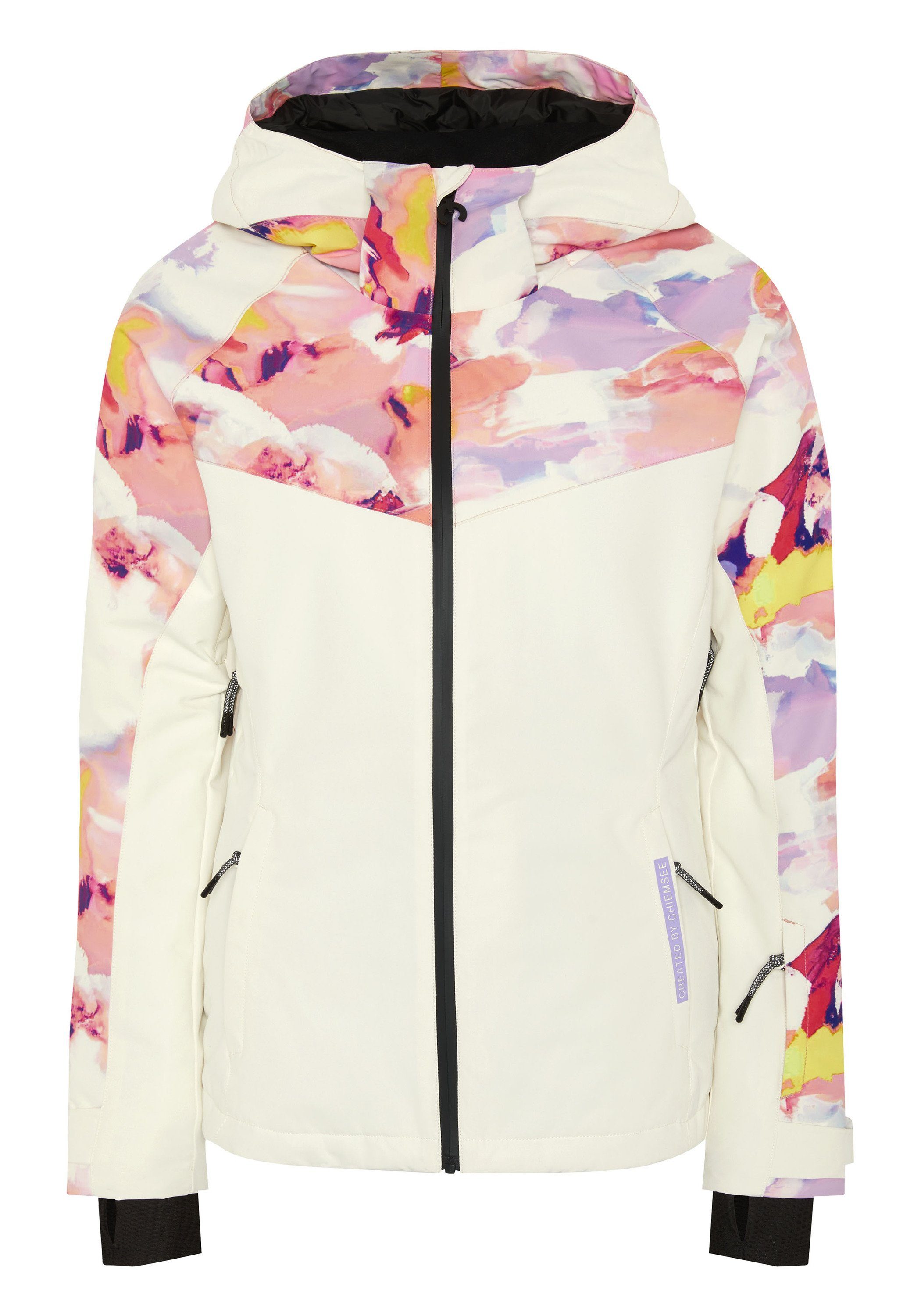 größter Versandhandel für Mode Chiemsee Skijacke Skijacke mit Alloverprint 1 Orange/Purple 2130